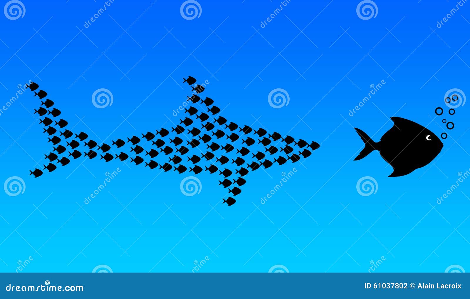 Safety in numbers stock illustration. Illustration of collective 61037802