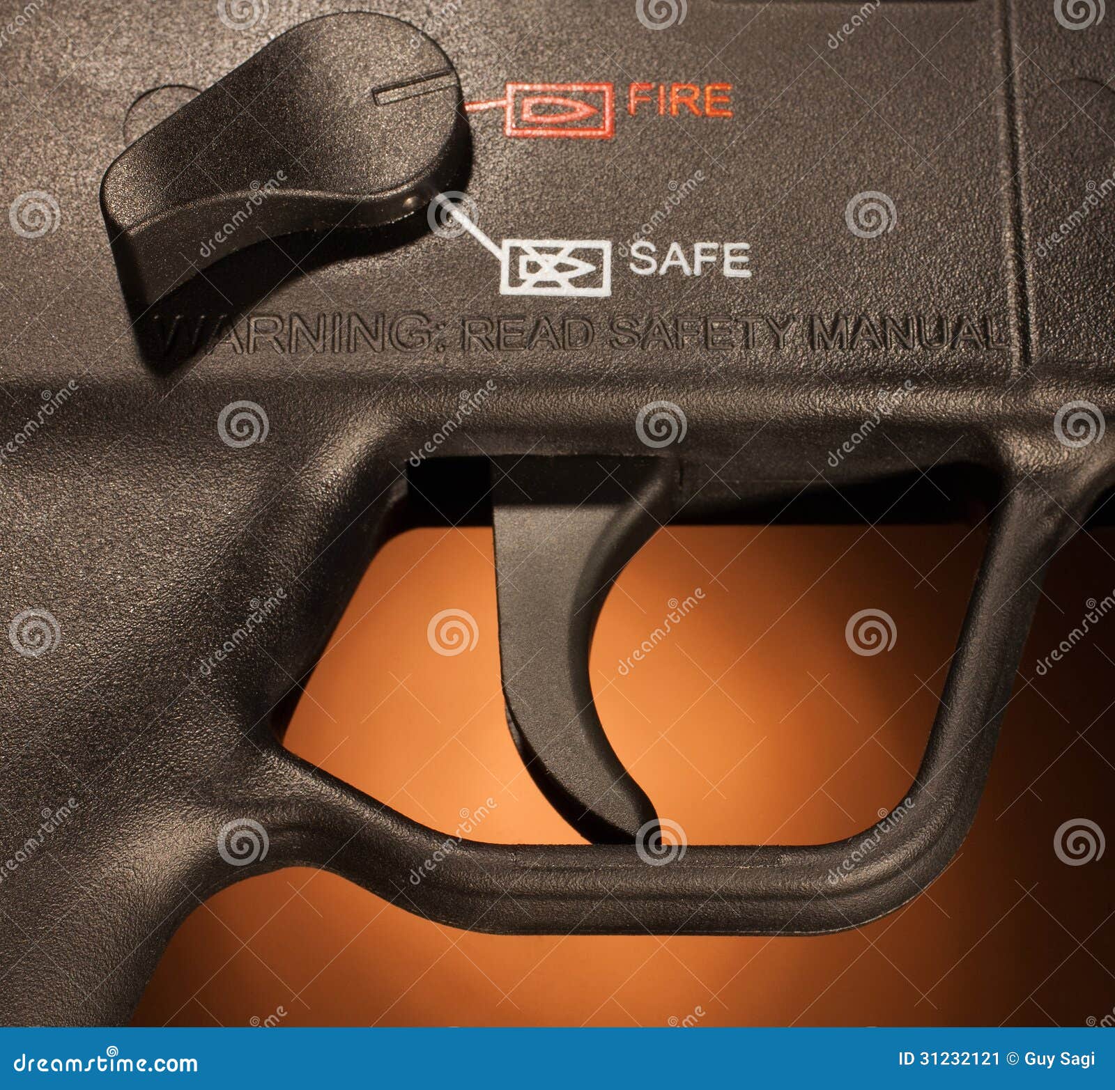 Safety Off Stock Image Image 31232121