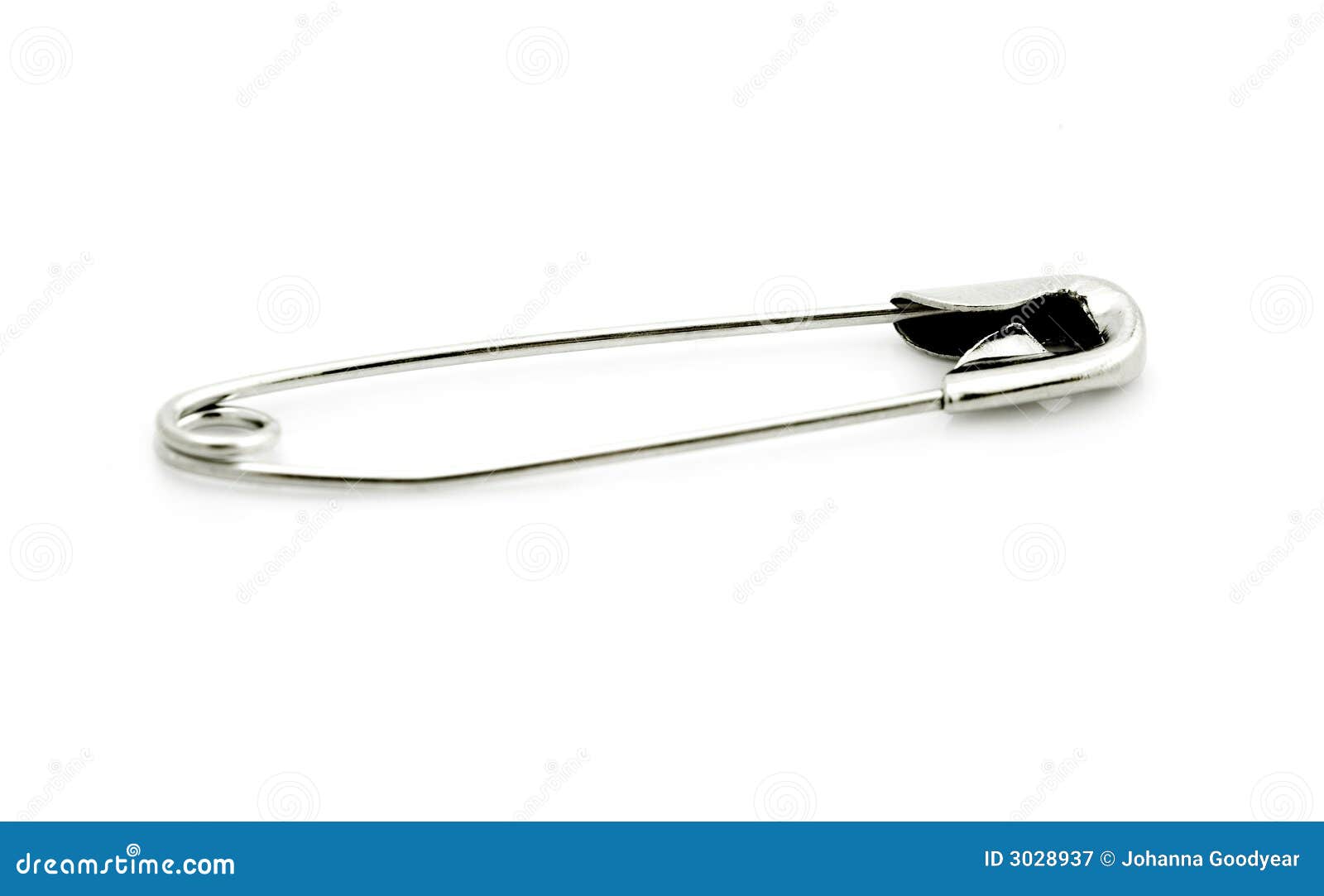Safety Pin stock image. Image of sewing, fasten, macro 3028937