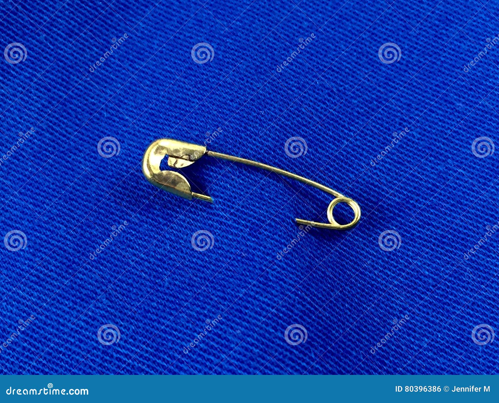 Safety pin stock photo. Image of blue, object, sharp 80396386