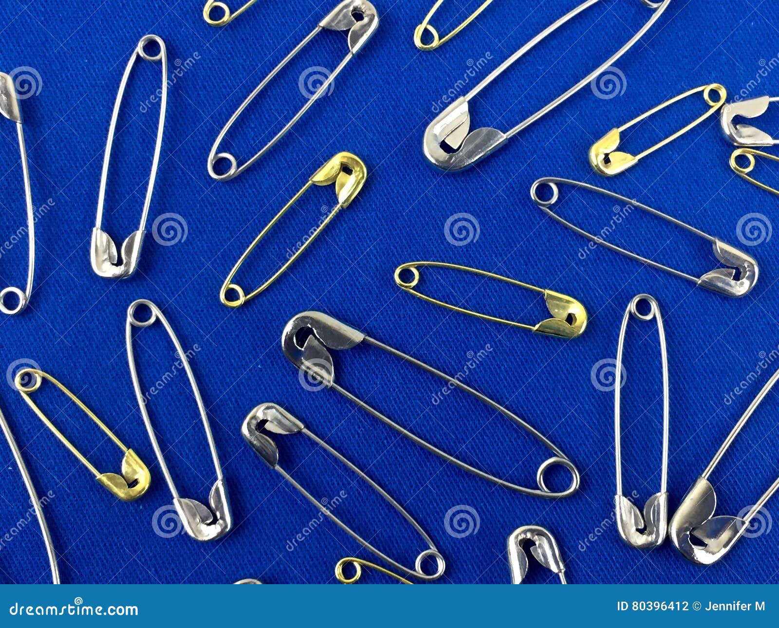 Safety pins stock photo. Image of needle, size, accessories 80396412