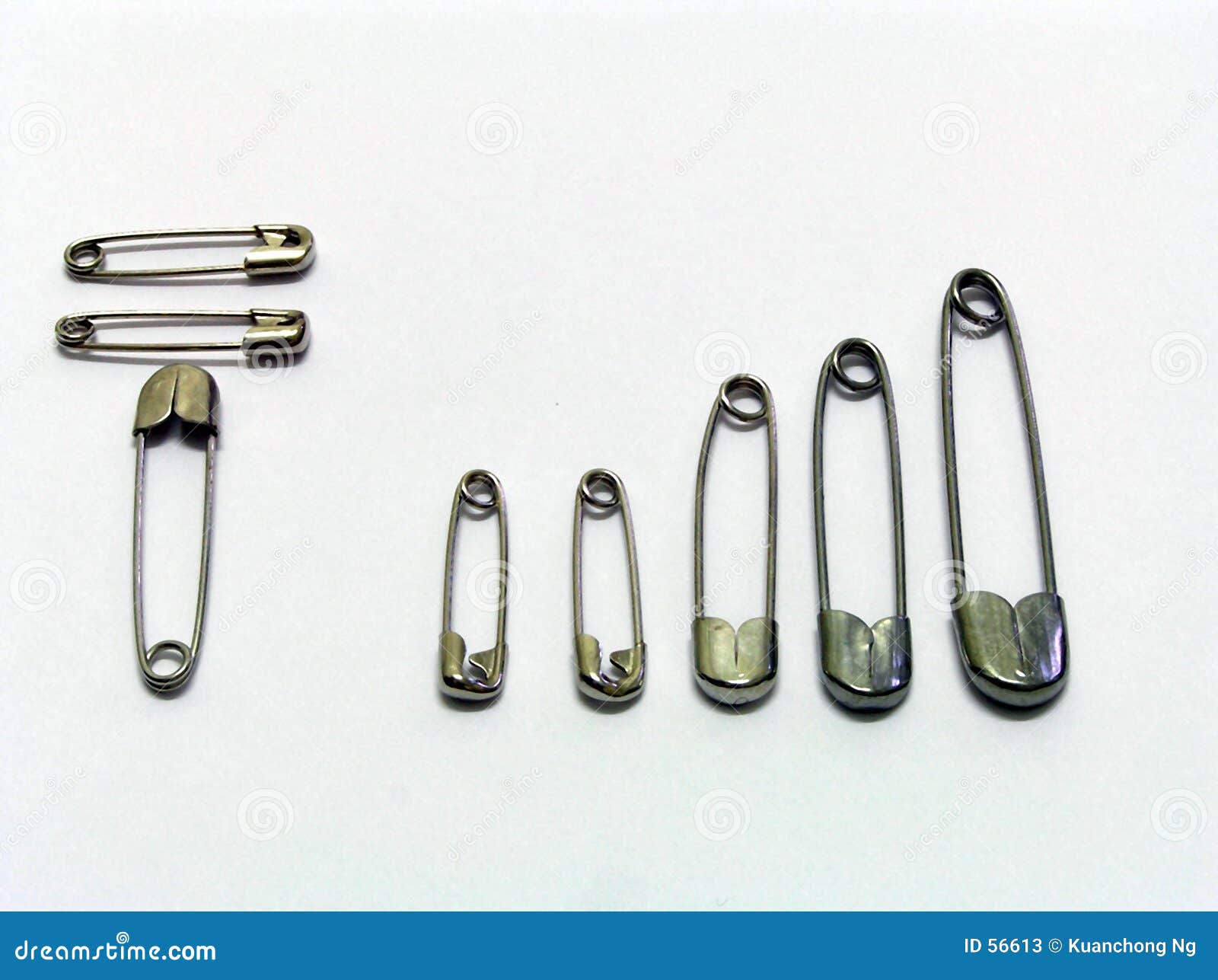 Safety Pins RoyaltyFree Stock Image 219724918