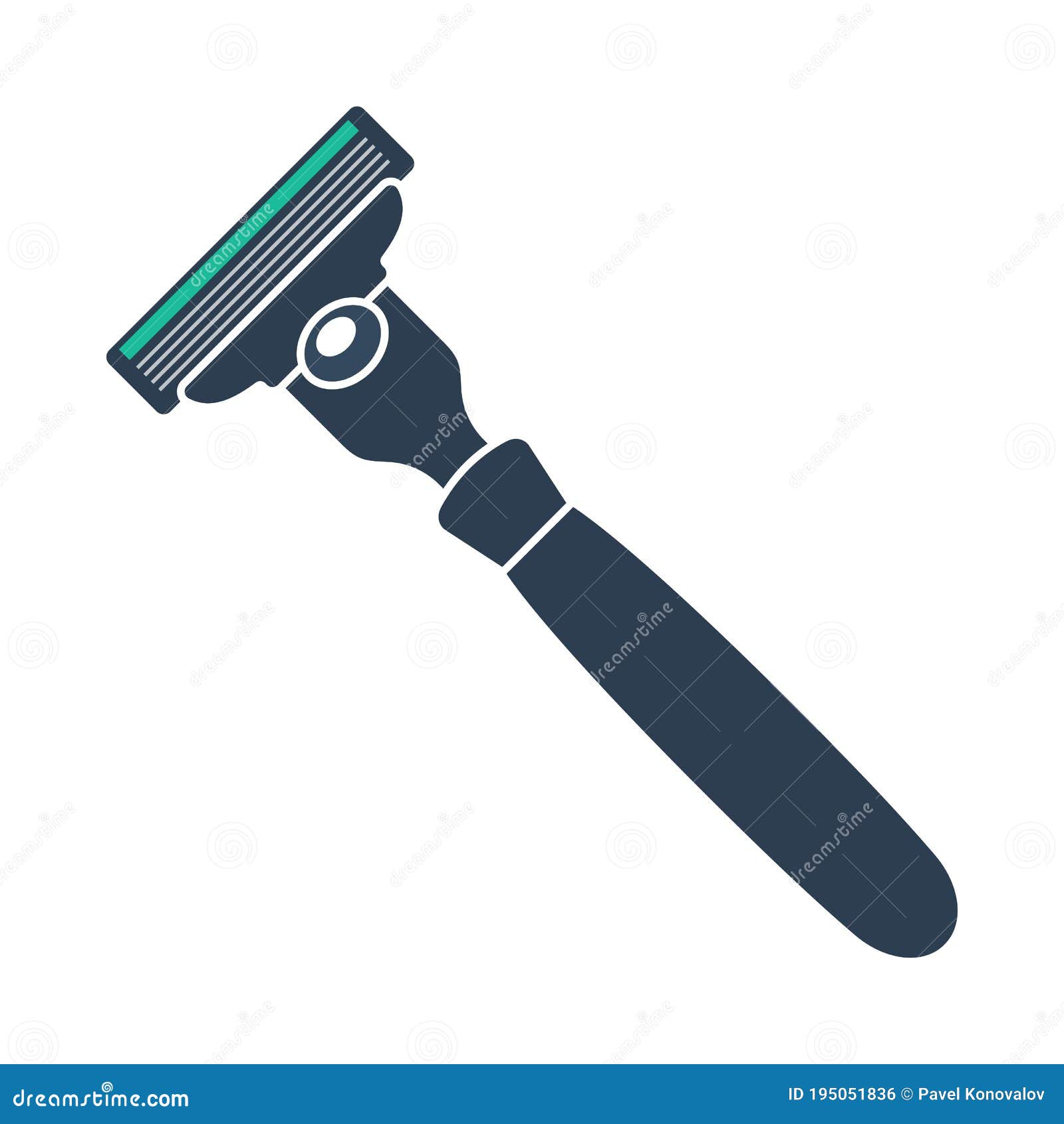 Safety Razor Icon stock vector. Illustration of blade 195051836