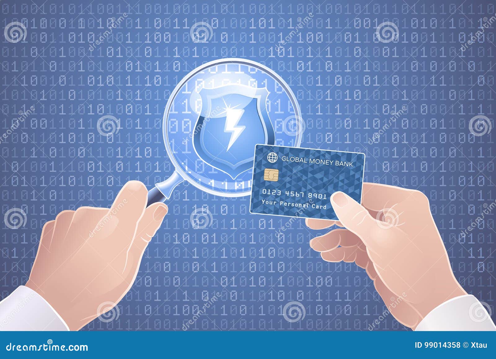 Safety/Secure Online Payments Stock Vector Illustration of credit