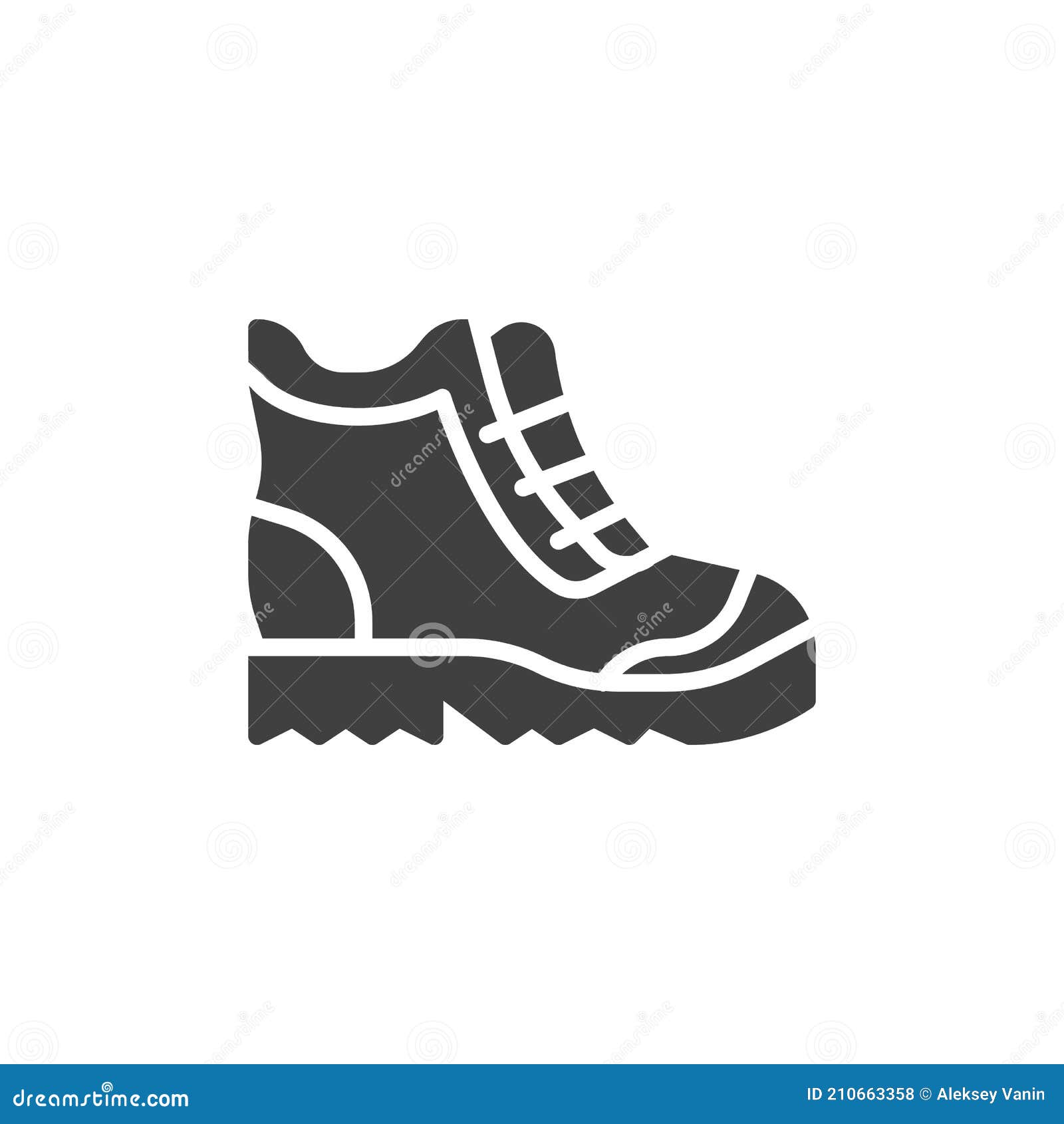 Safety shoes vector icon stock vector. Illustration of protective ...