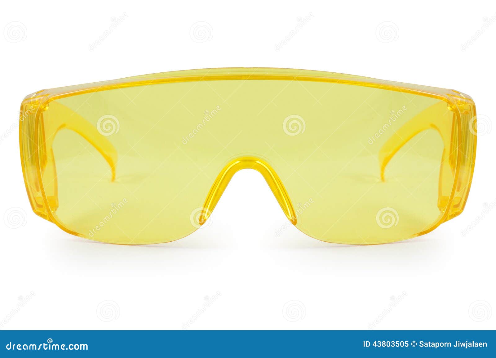 Safety yellow glasses stock image. Image of close, full 43803505