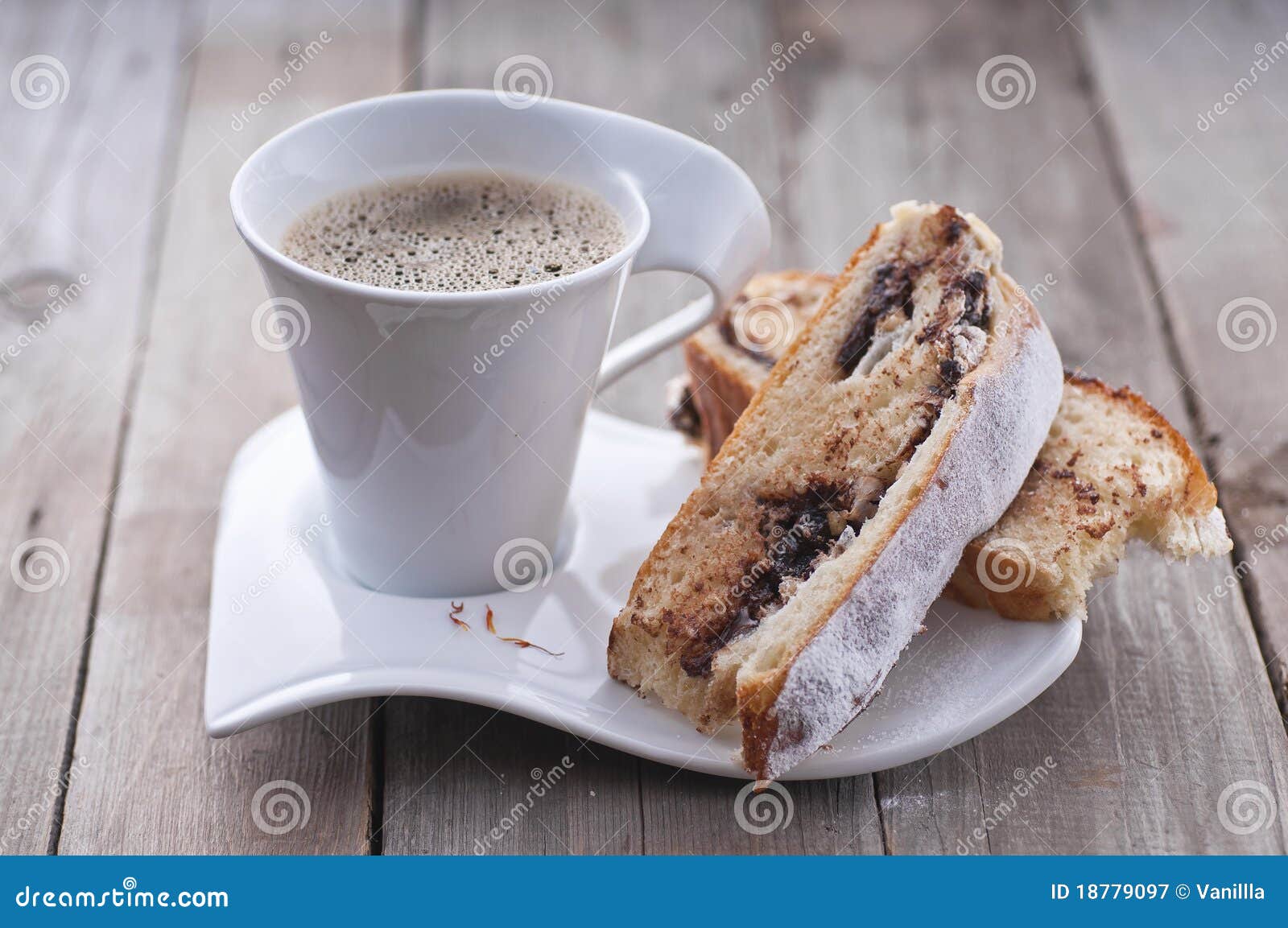 Saffron coffe cake stock image. Image of breakfast, interesting 18779097