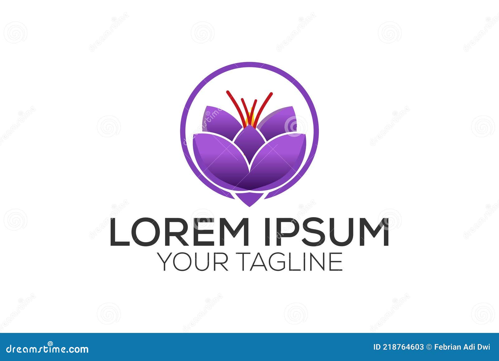 Saffron Logo Icon Vector Template Stock Vector Illustration of
