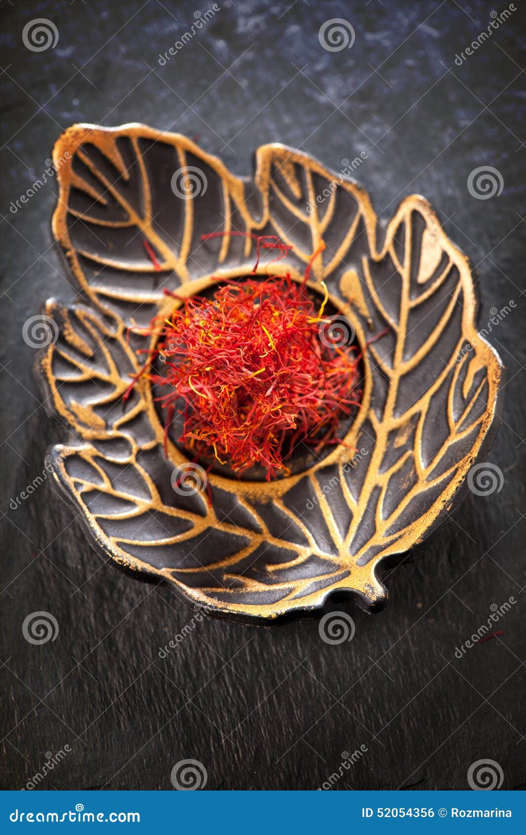 Saffron spice stock photo. Image of background, exotic 52054356