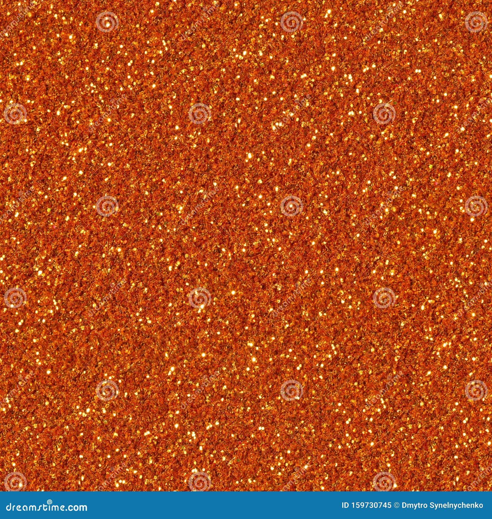safron, orange glitter texture christmas background. seamless square texture.