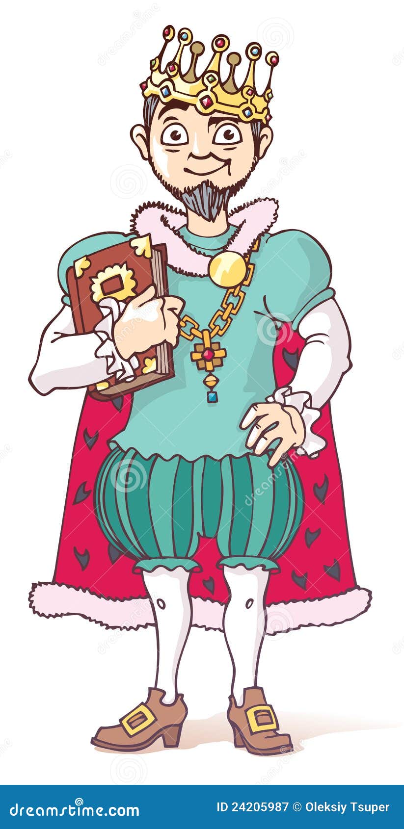 The sage king stock vector. Illustration of jewel, mantle 24205987