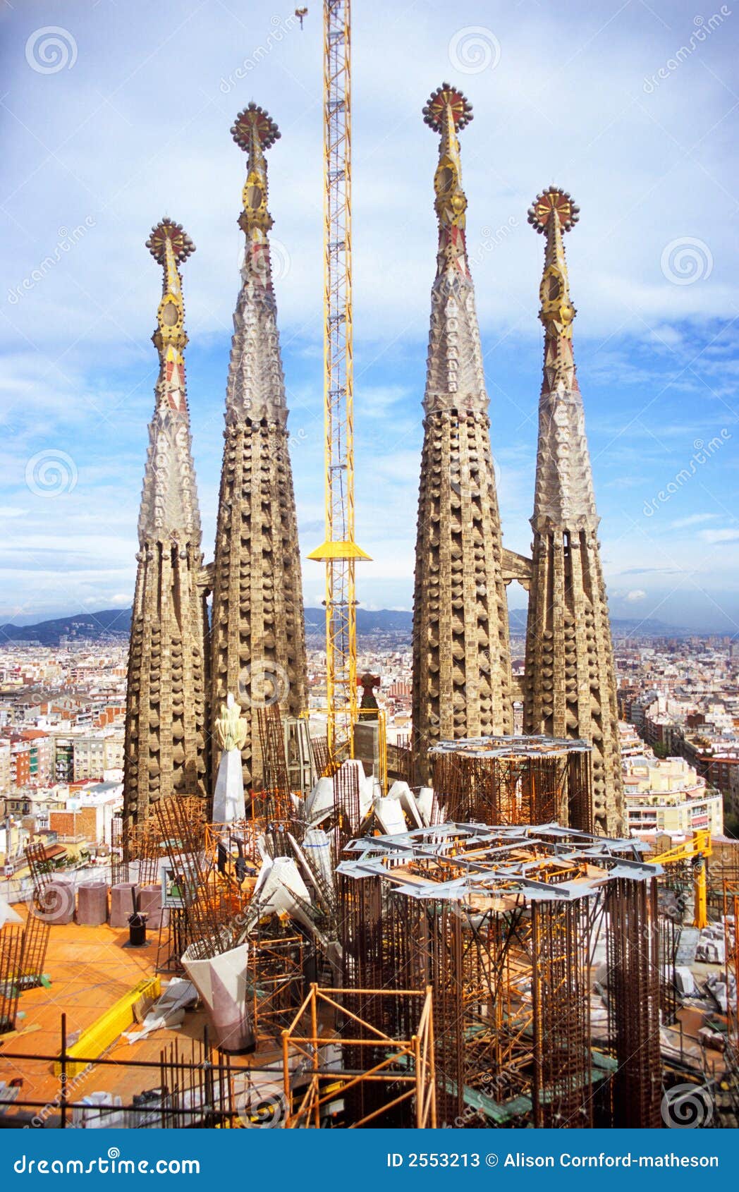 Sagrada Familia Construction Editorial Stock Photo Image of tourism