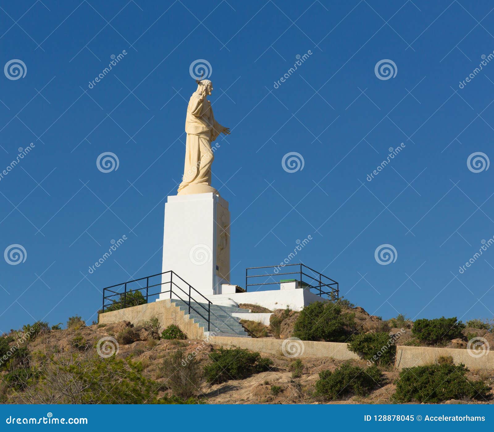 sagrado corazon de jesus mazarrÃÂ³n murcia south east spain landmark statue