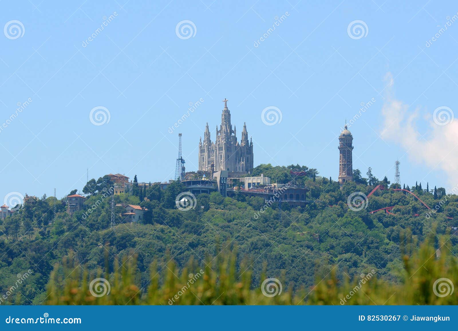 sagrat cor church, barcelona, spain