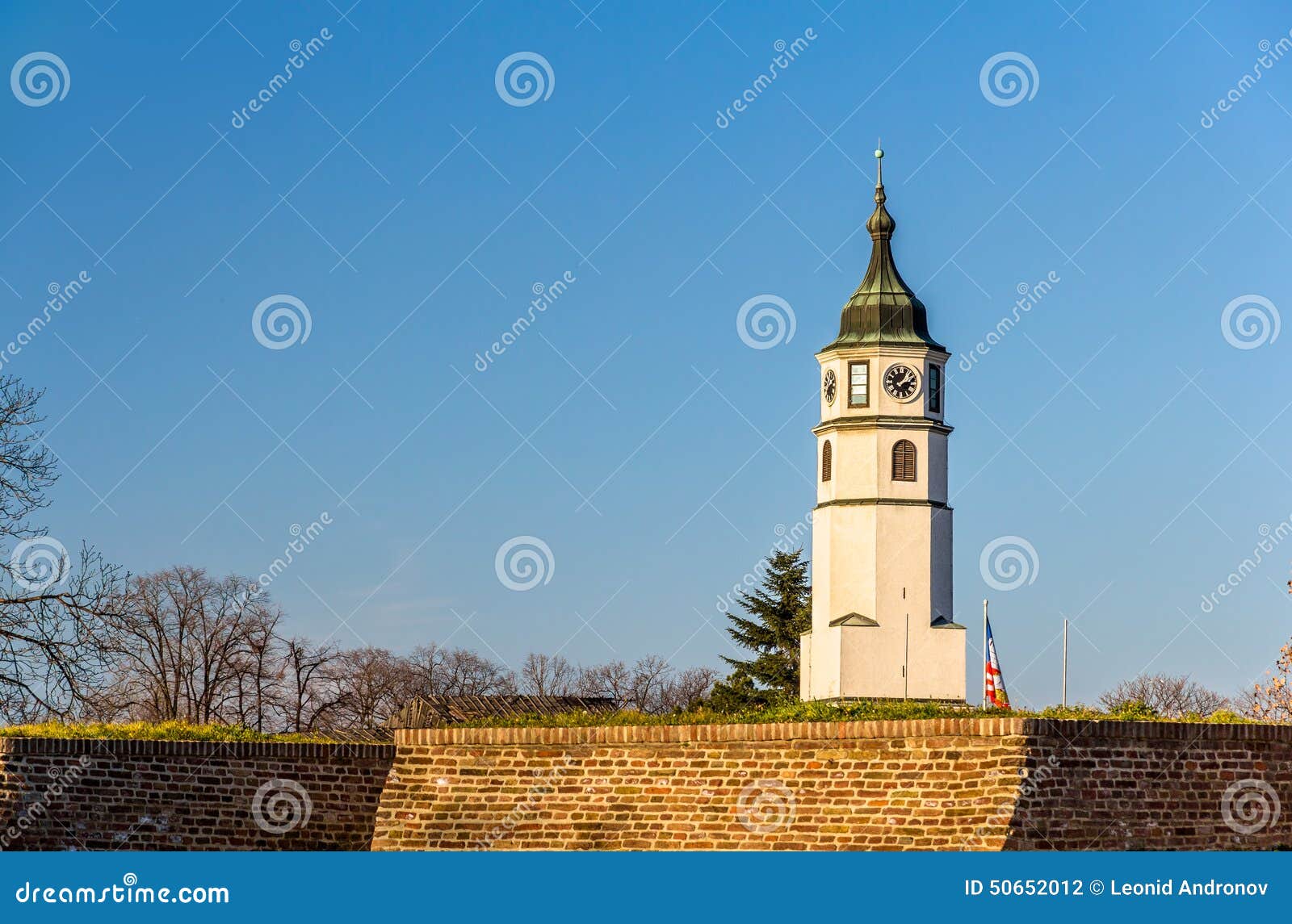 sahat (clock) tower of belgrade fortress