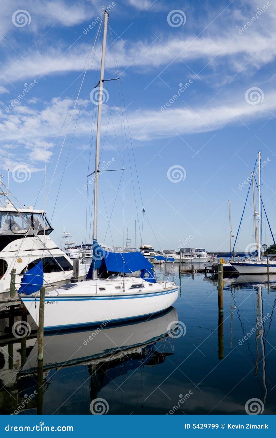 Sail Boat at Rest stock image. Image of vacation, destination - 5429799
