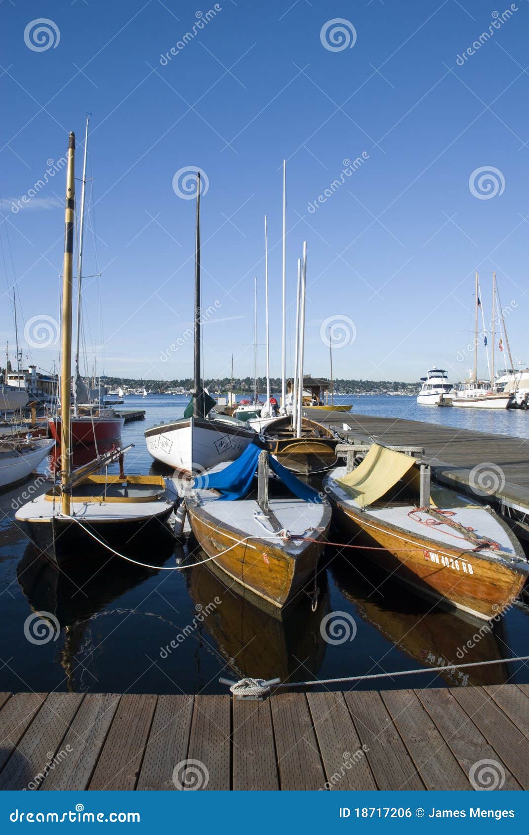 Sail Boats Docked on Union Lake Editorial Photo Image of water, lake