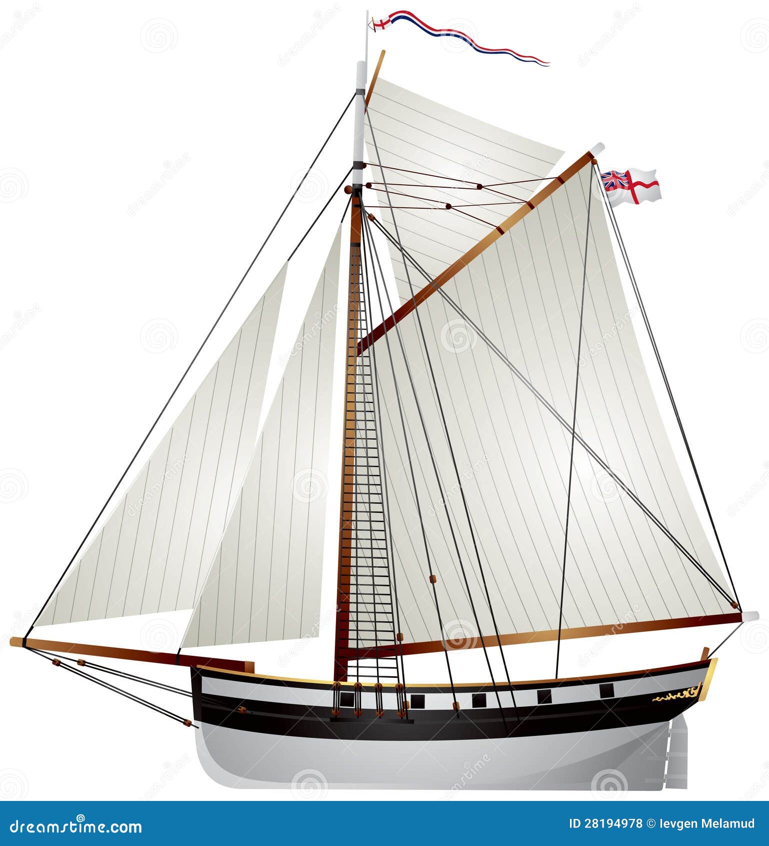 Sailboat Ancient Yacht Royalty Free Stock Photos Image 28194978
