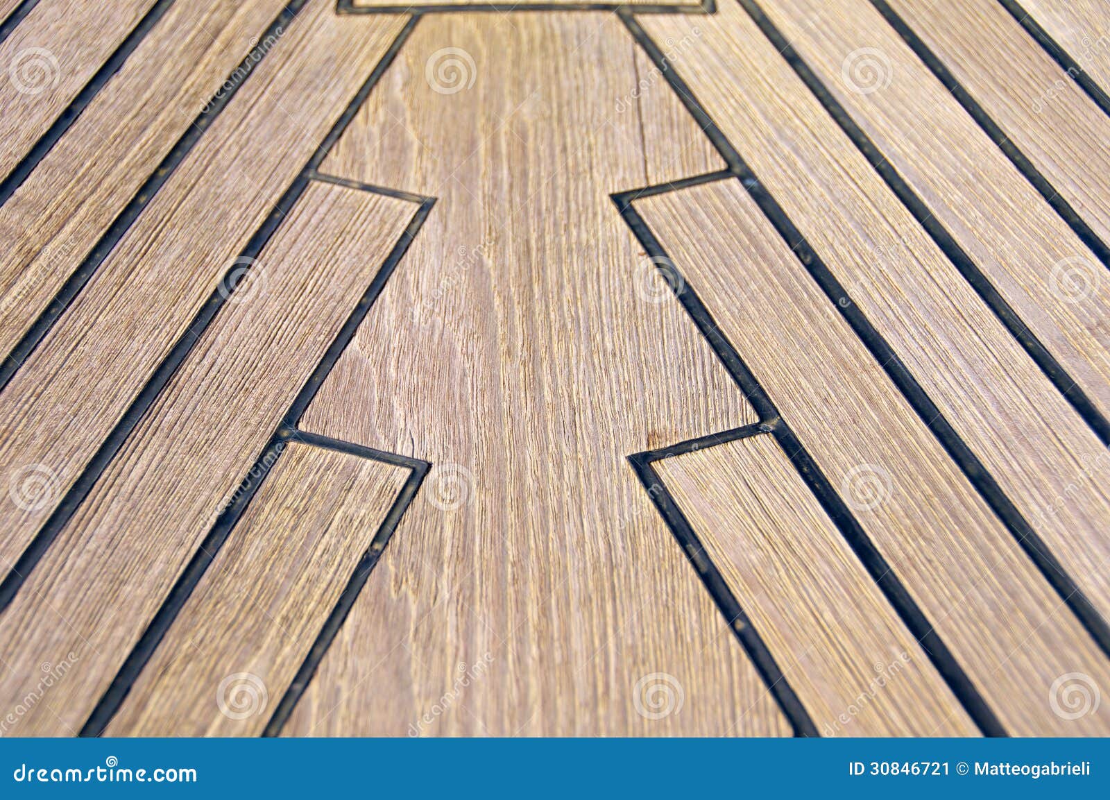 Sailboat Bow, Wood Deck Detail, Italy Stock Image - Image ...
