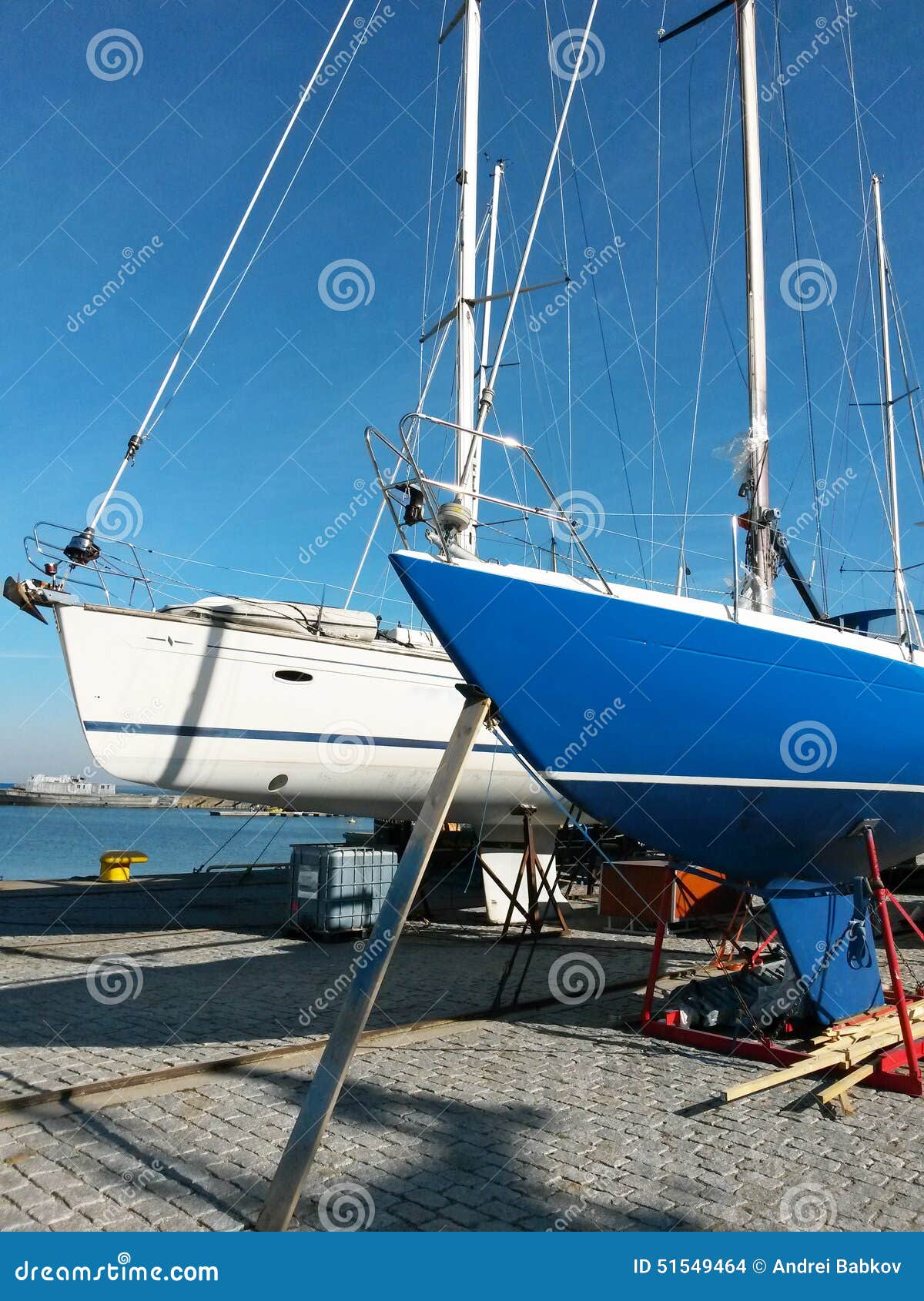 dry dock sailboat