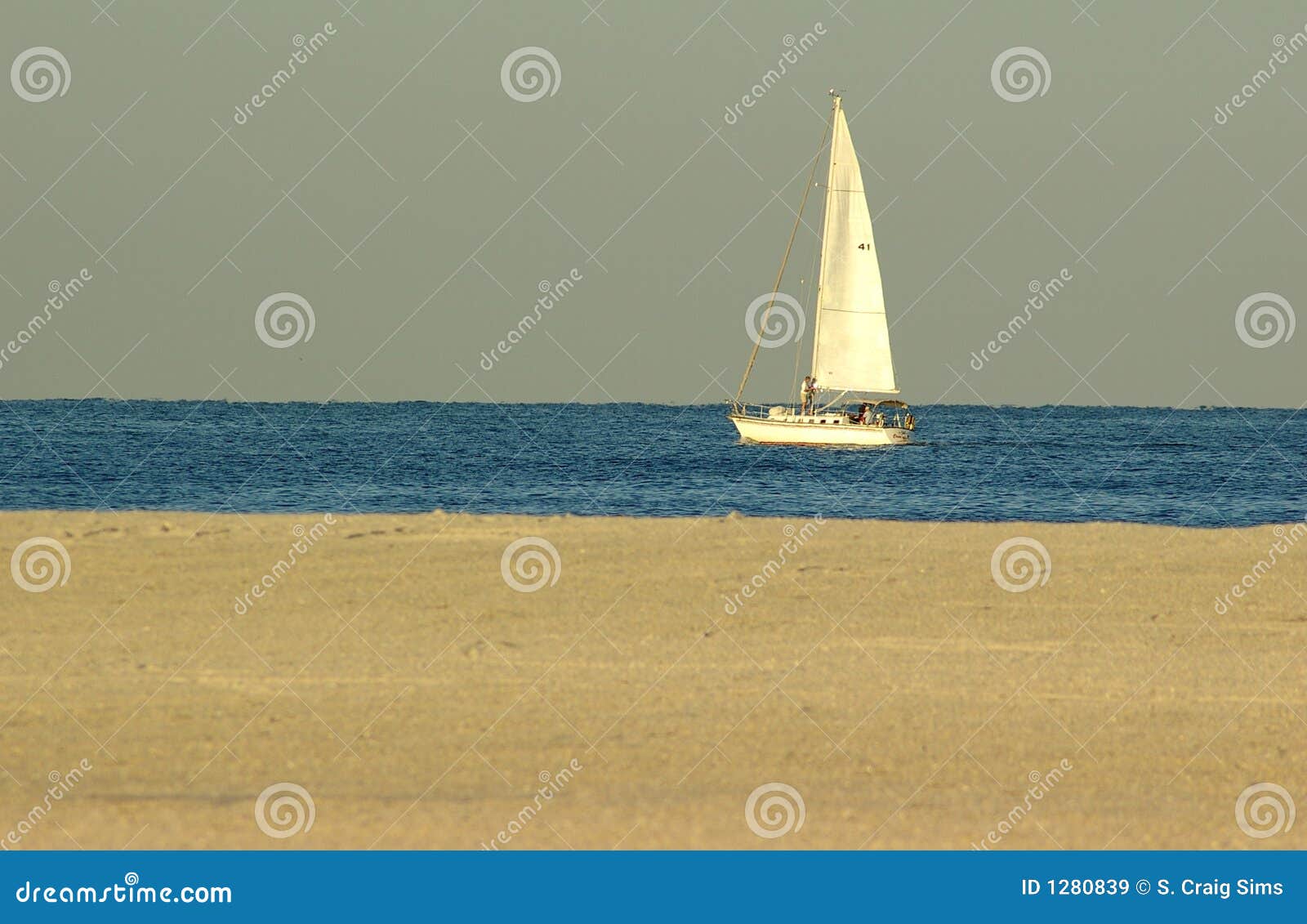 Sailboat in the Gulf Bay stock image. Image of blue, closeup 1280839