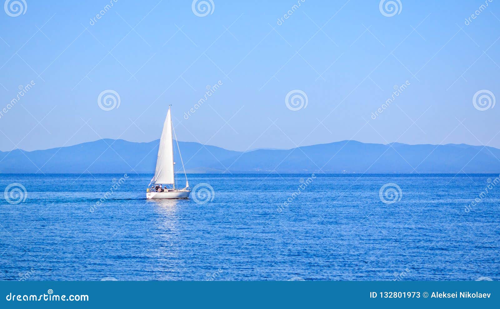 Sailboat During The International Sailing Regatta On The 