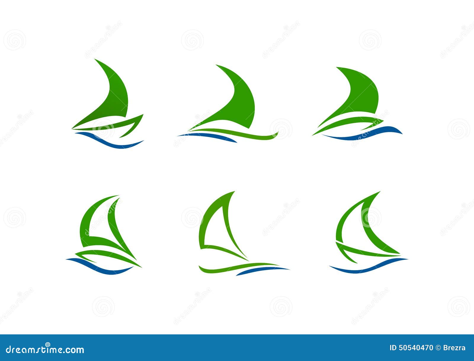 Sailboat logo stock vector. Image of template, business 