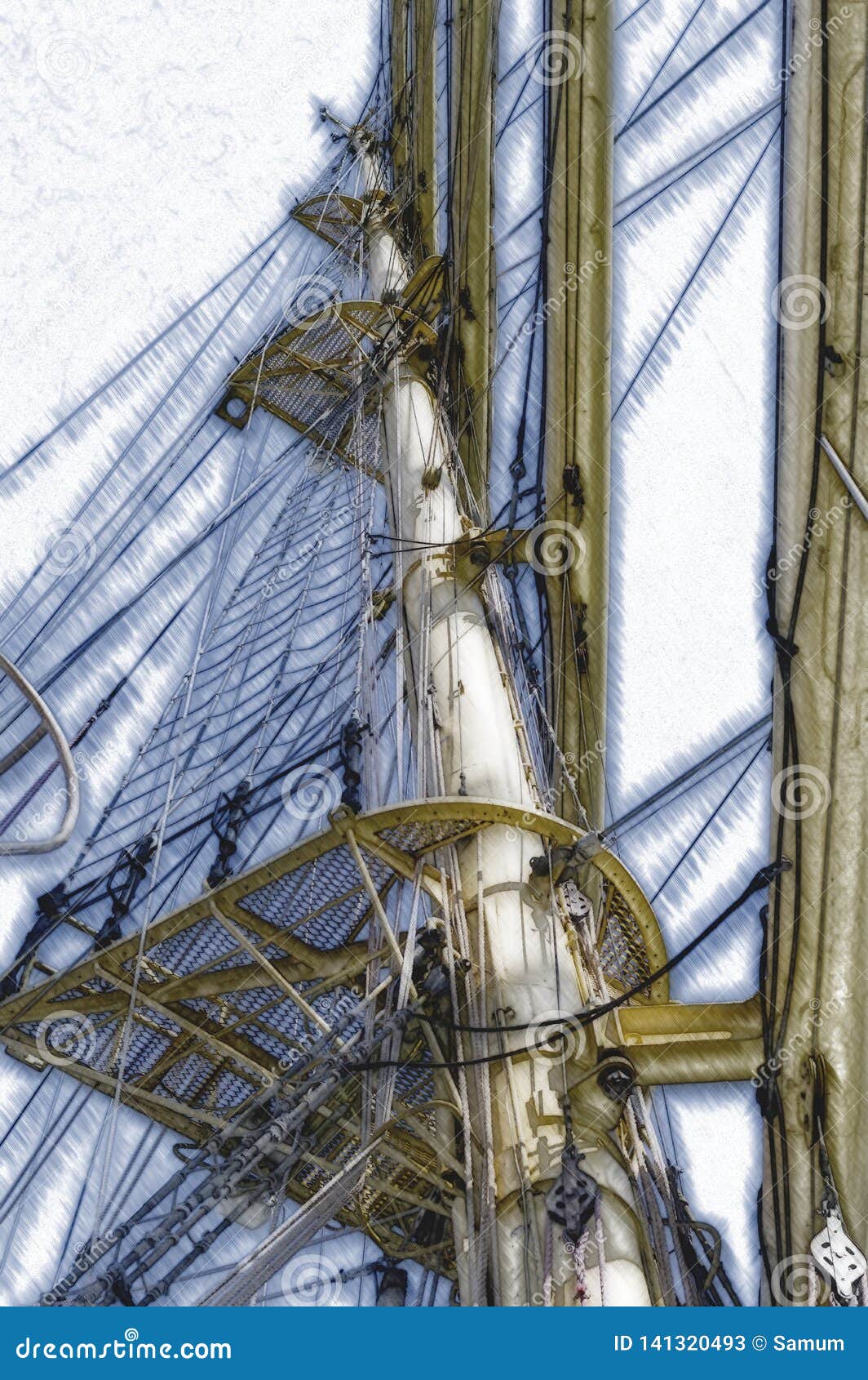 sailboats mast