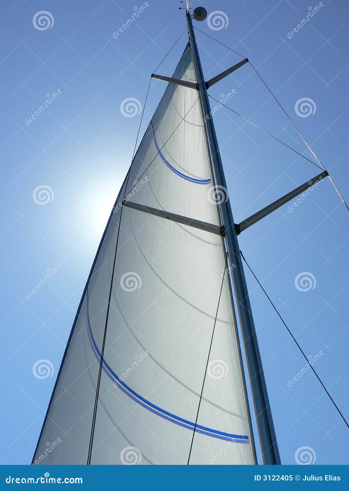 Sailboat Mast And Rigging Royalty Free Stock Photo - Image 