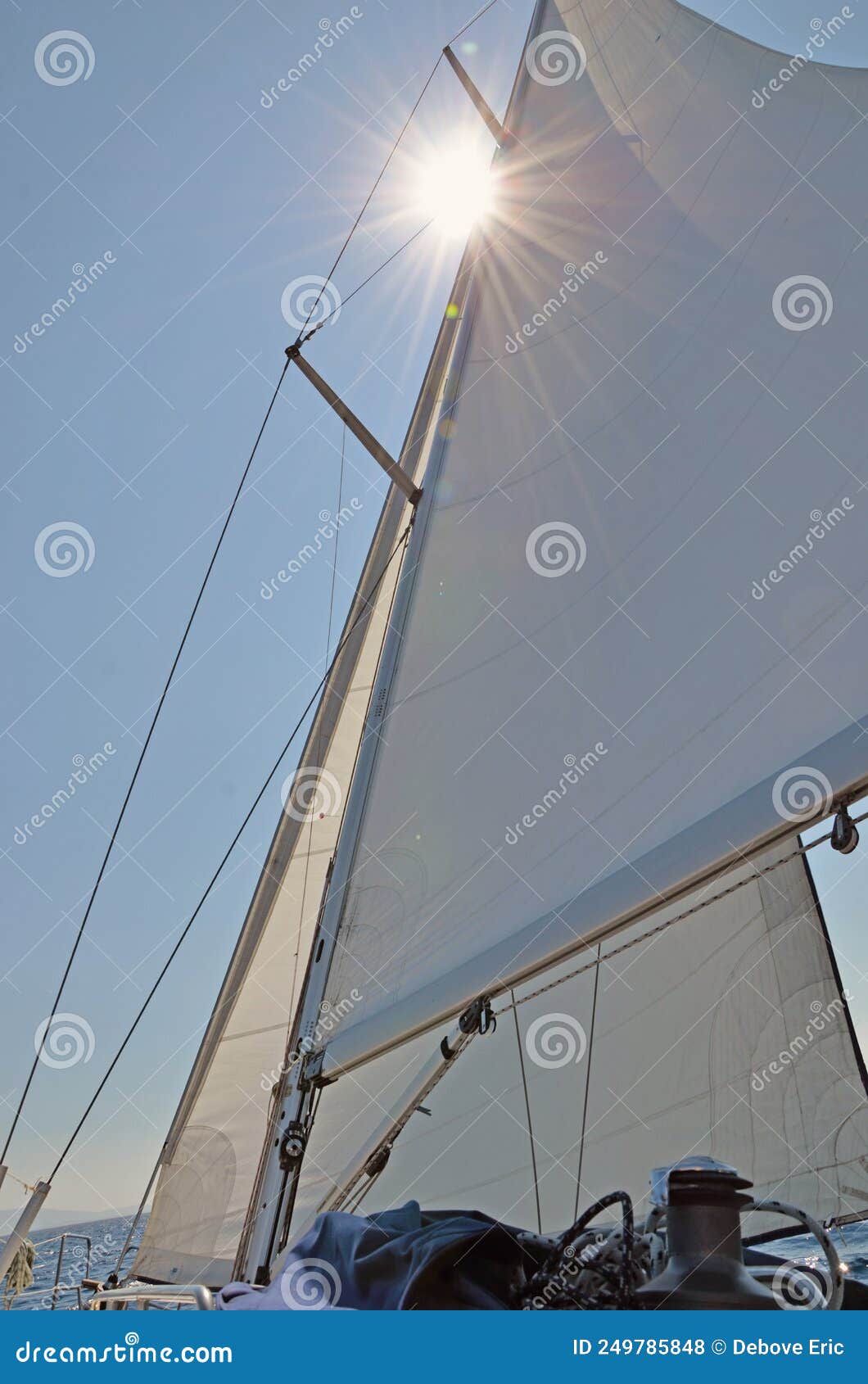 sailboat mainsail jib