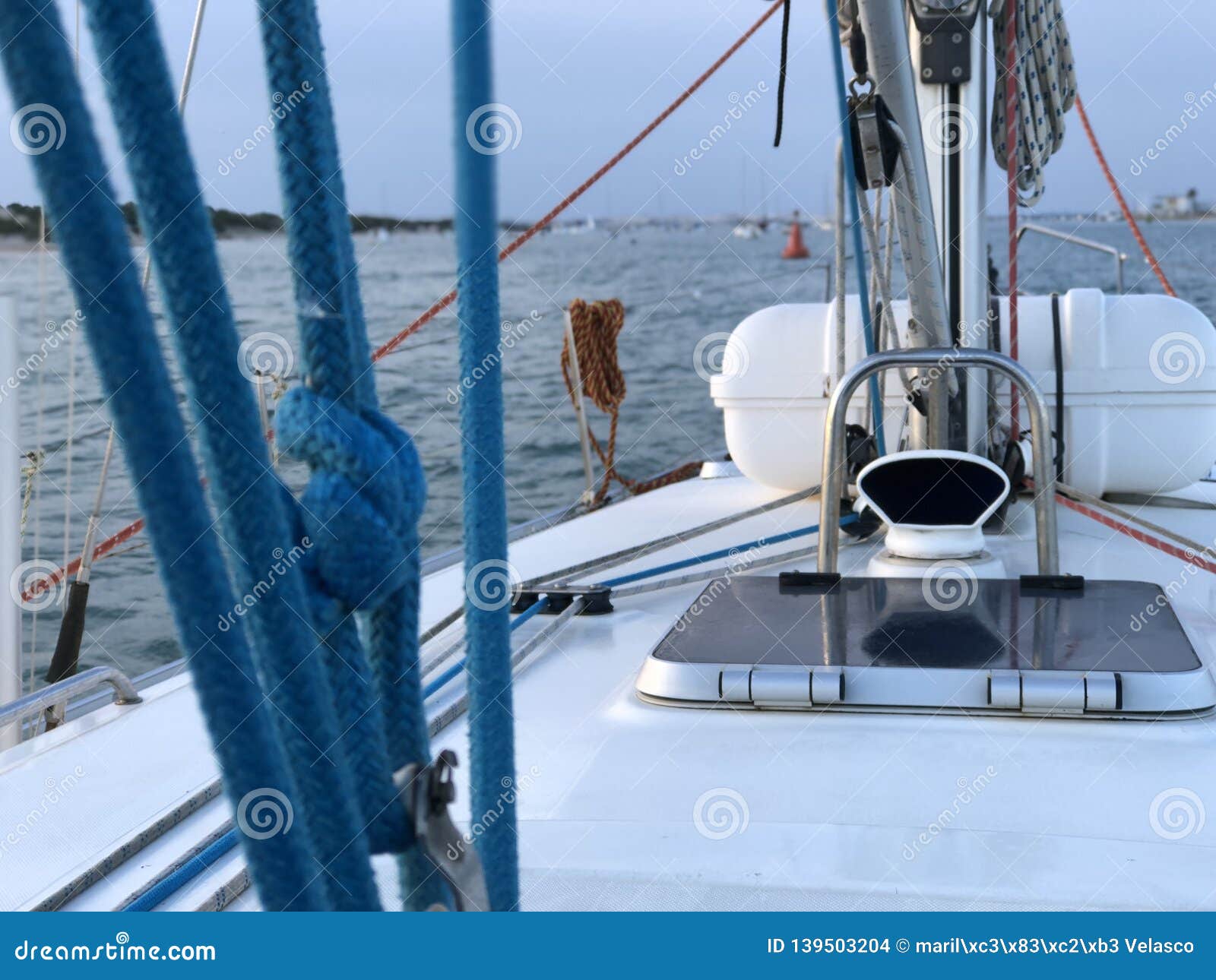 Sailboat Sailing in the Sea Stock Photo Image of dream, nature 139503204