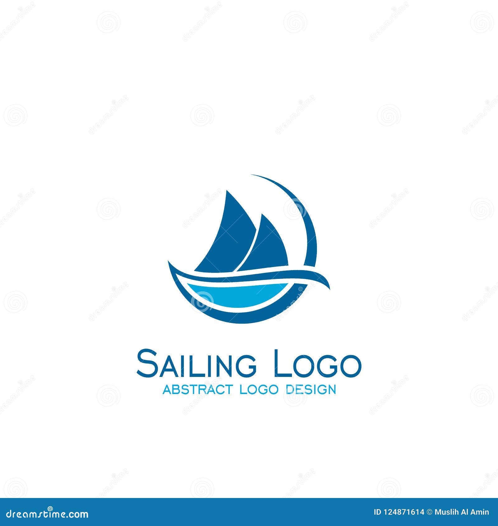 Sailing Logo Design, Vector Icons. Stock Vector - Illustration of ...