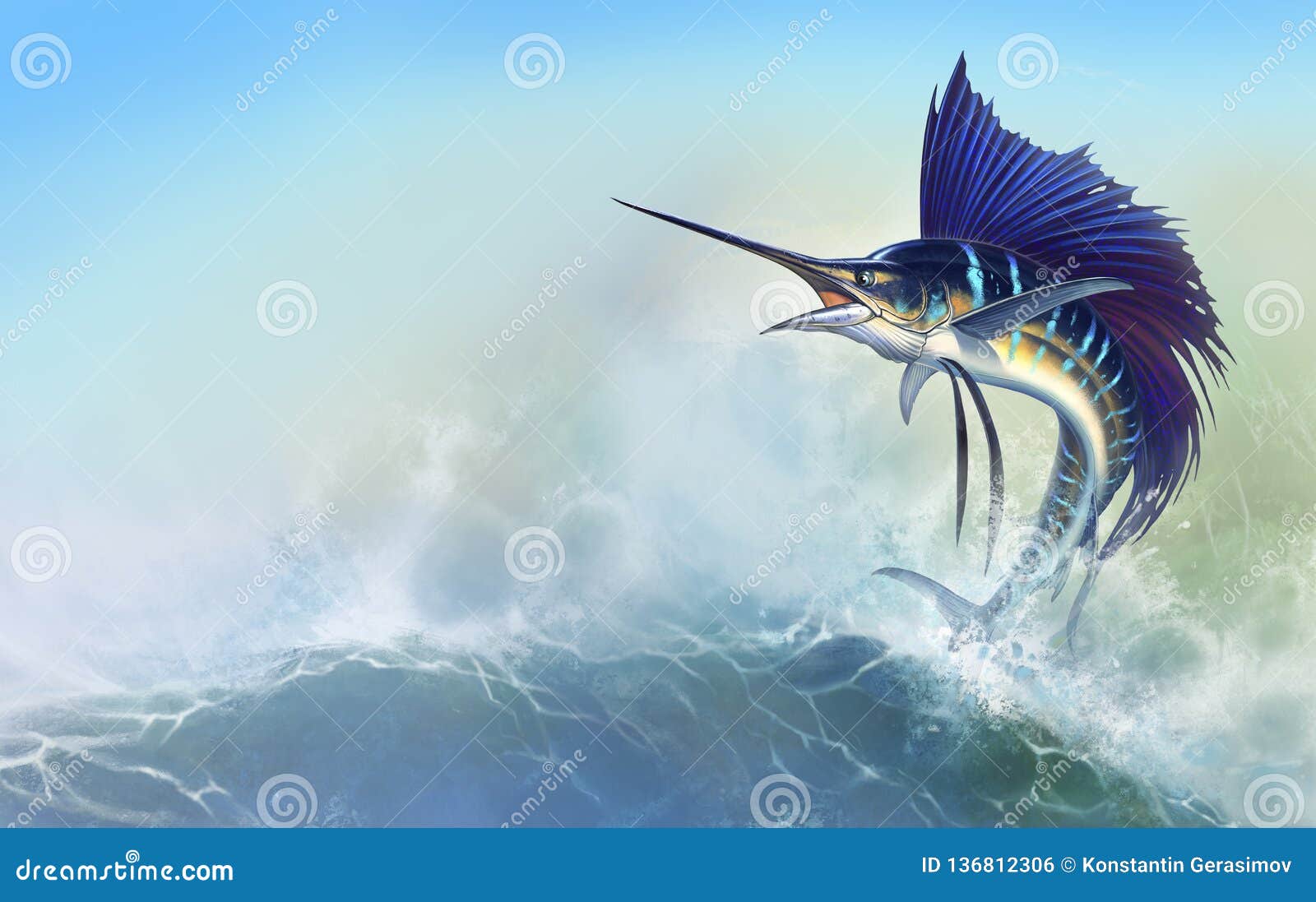 Sailfish Fish Stock Illustrations – 1,976 Sailfish Fish Stock
