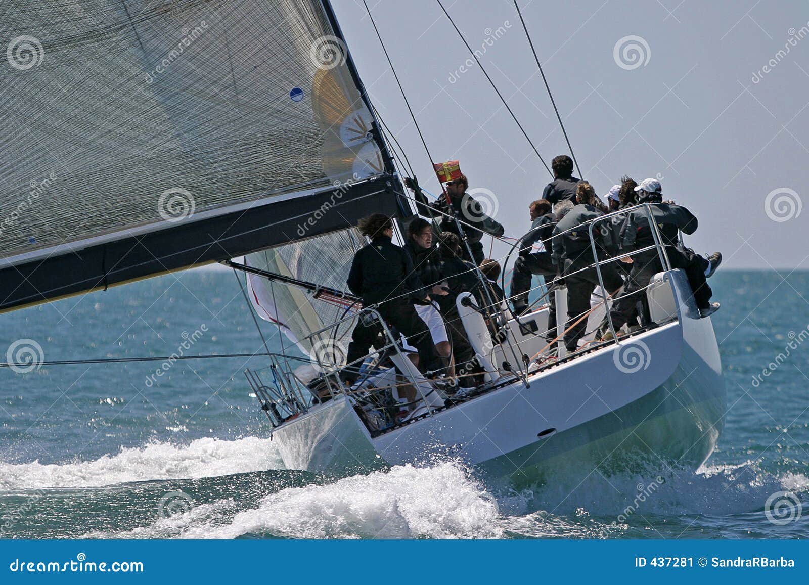 sailing away