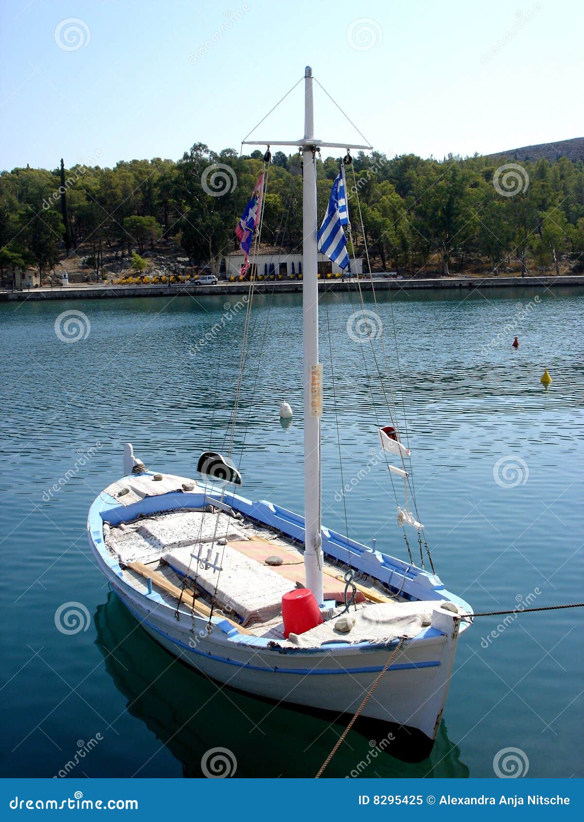 Sailing Boat Greece stock image. Image of sailing, boat 8295425