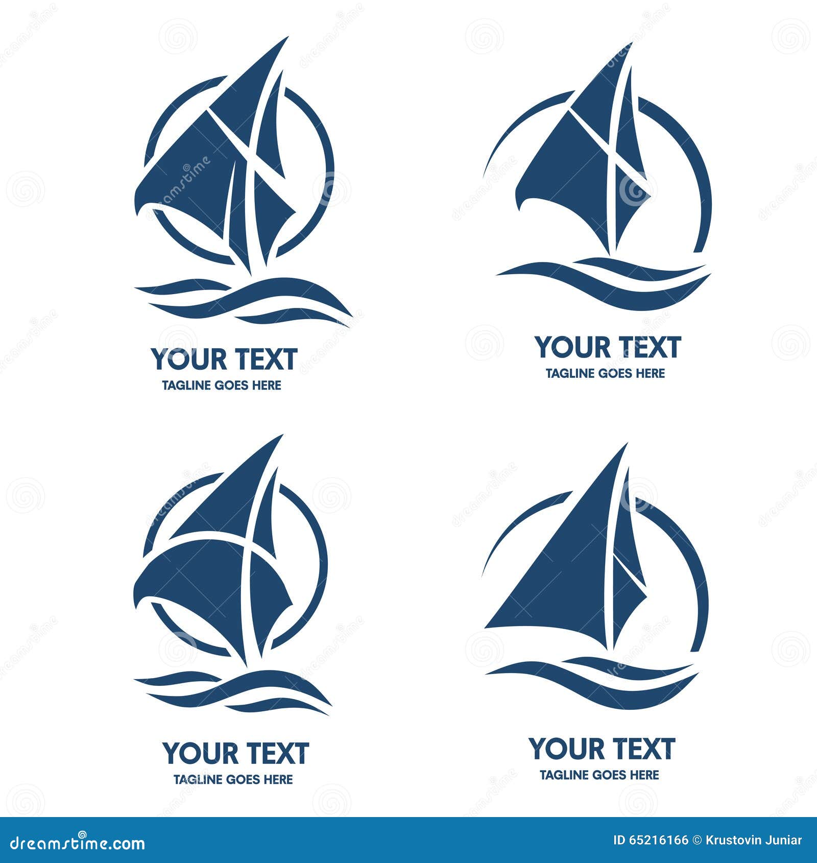 Sailing boat logo stock vector. Illustration of land 65216166
