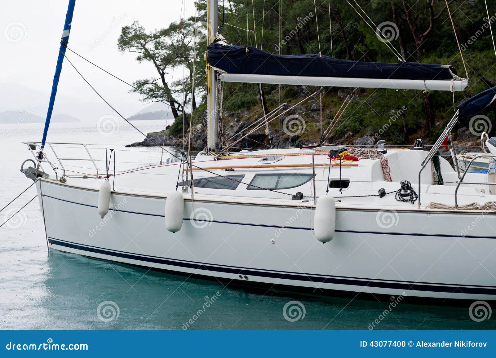 Sailing boat stock photo. Image of regatta, mast, vacation 43077400