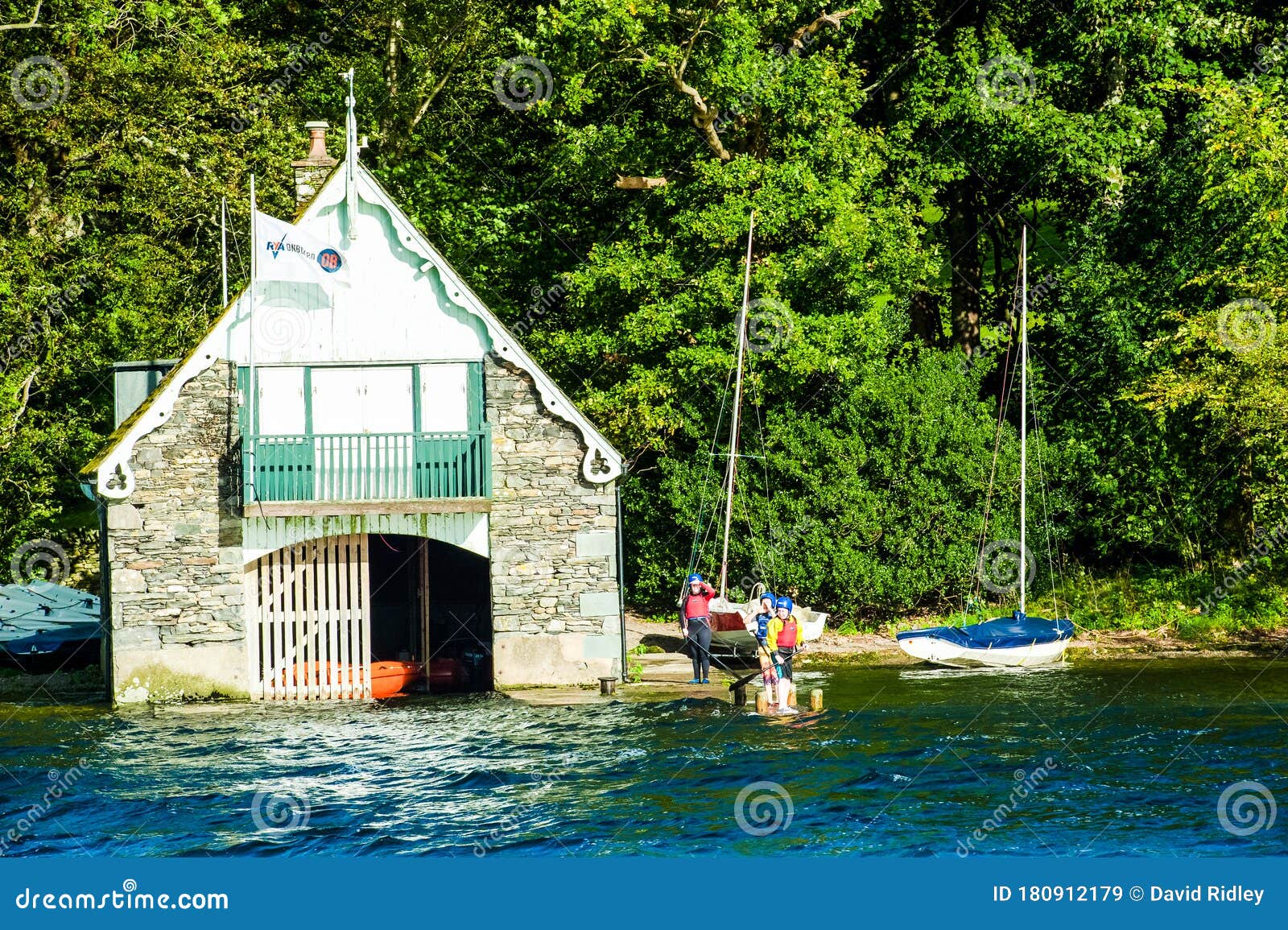 Sailing and Canoeing Centre on Millerground Windermere UK Editorial
