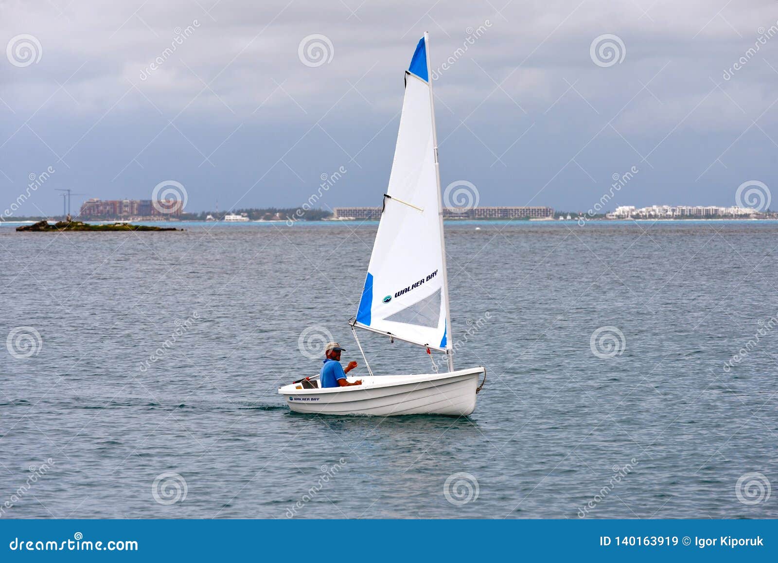 Sailing dinghy editorial stock image. Image of plastic 