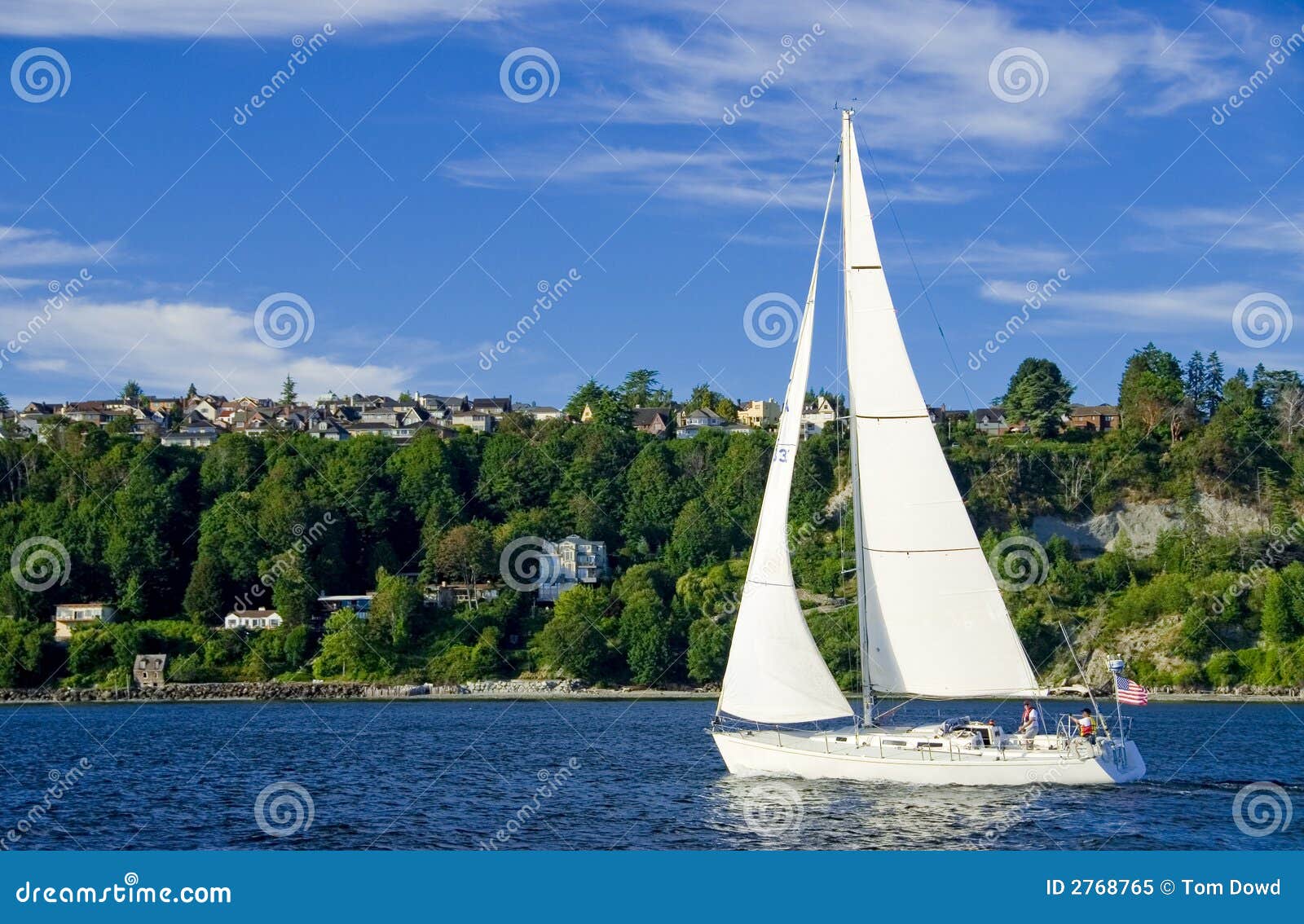 sailing on elliott bay