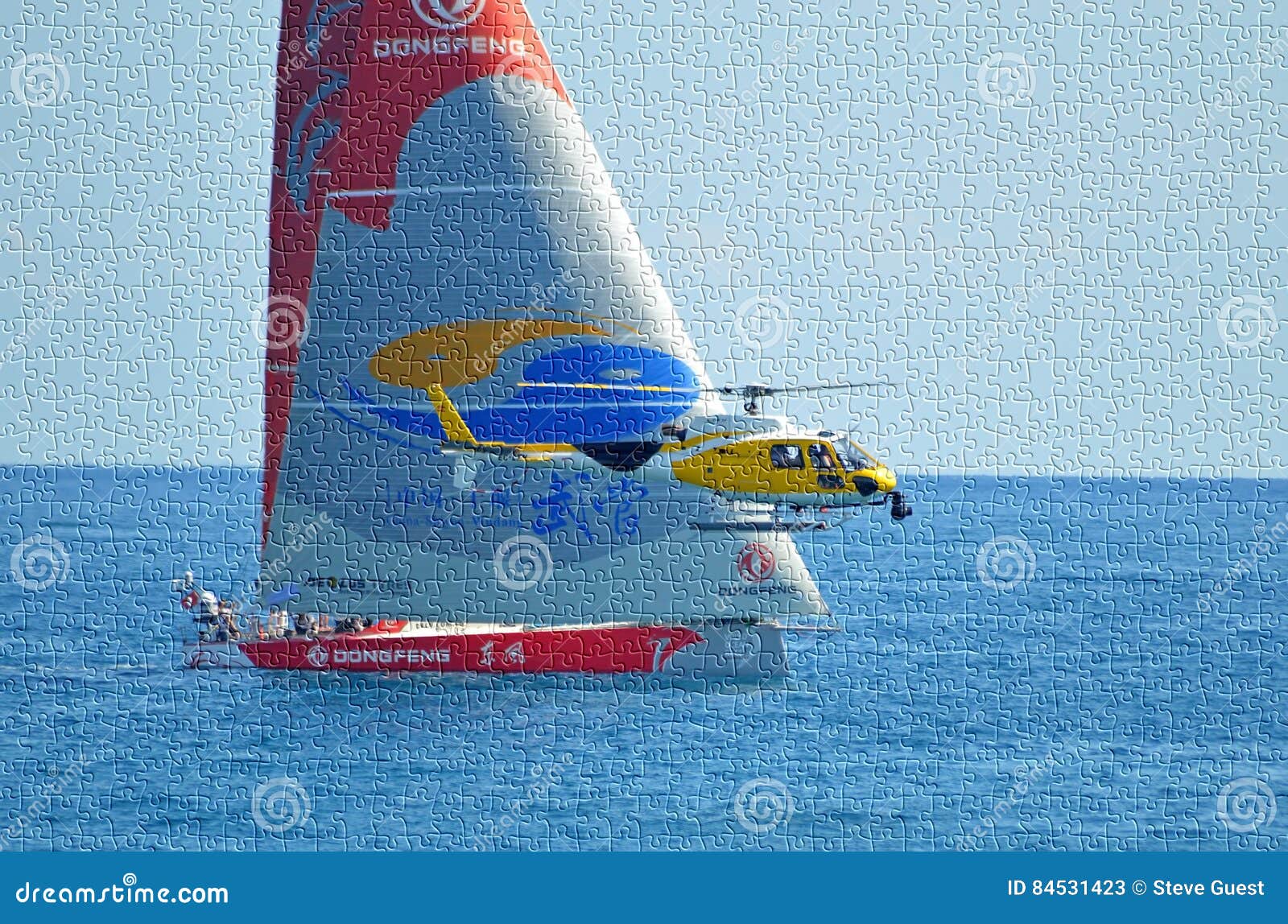 Sailing Jigsaw Puzzle editorial stock photo. Illustration ...