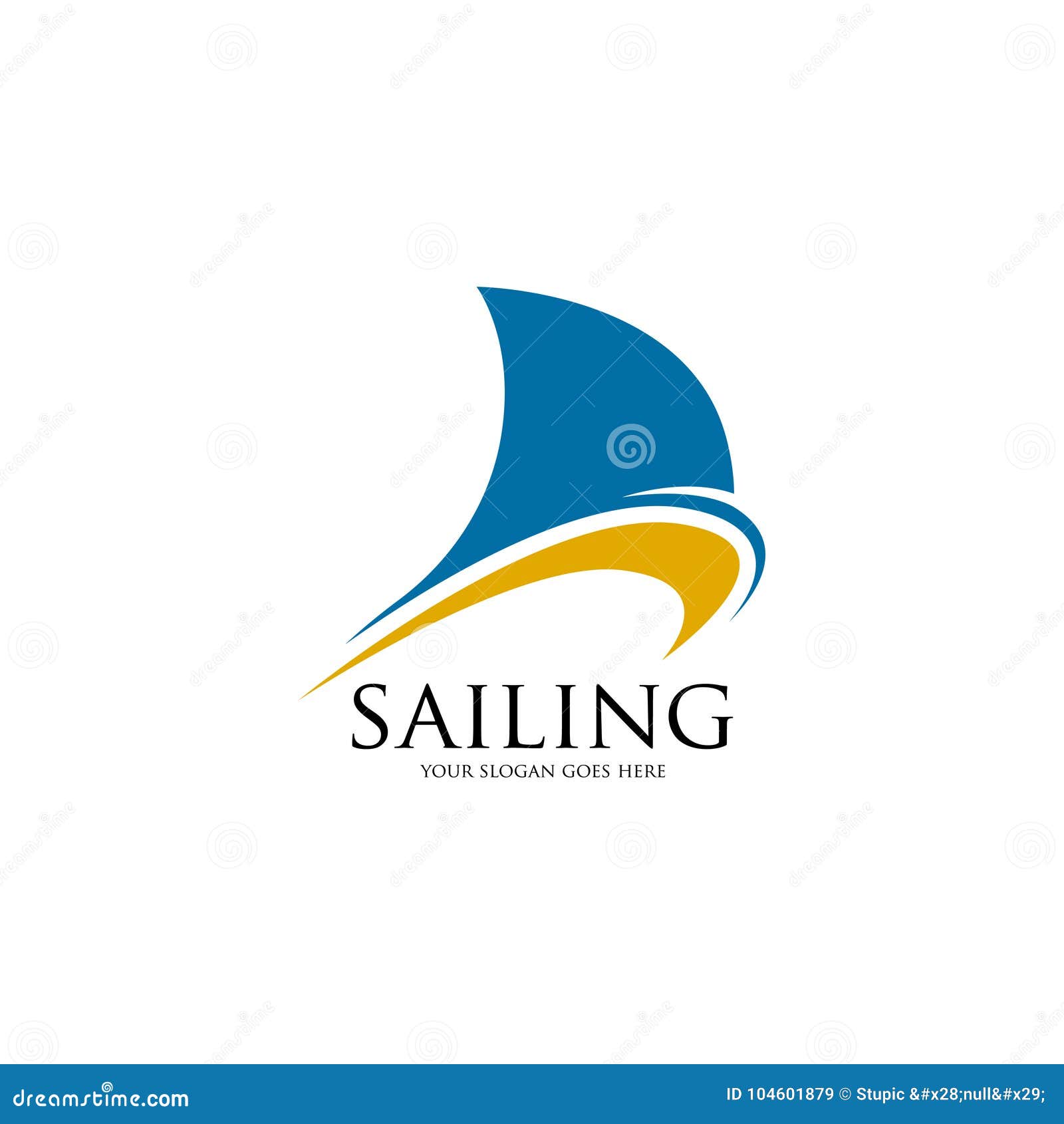 Sailing Logo Vector Art. Logo Template Stock Illustration ...