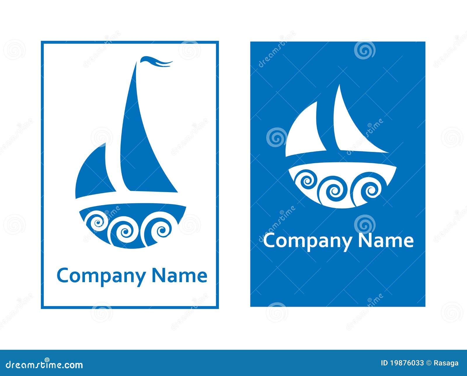 Sailing logos stock vector. Image of boat, club, fishing 