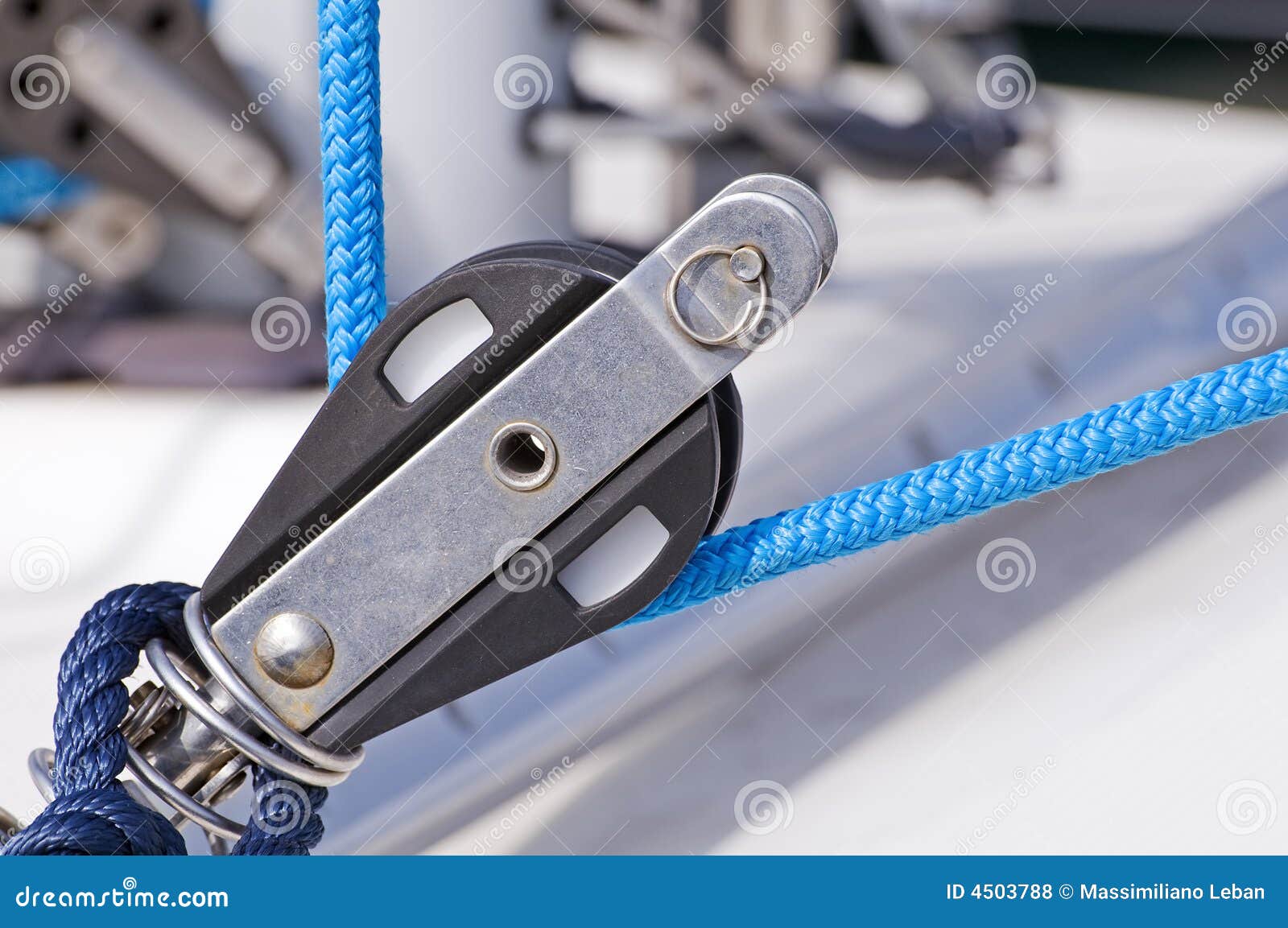 Sailing pulley stock photo. Image of pulley, sailing, tail 4503788
