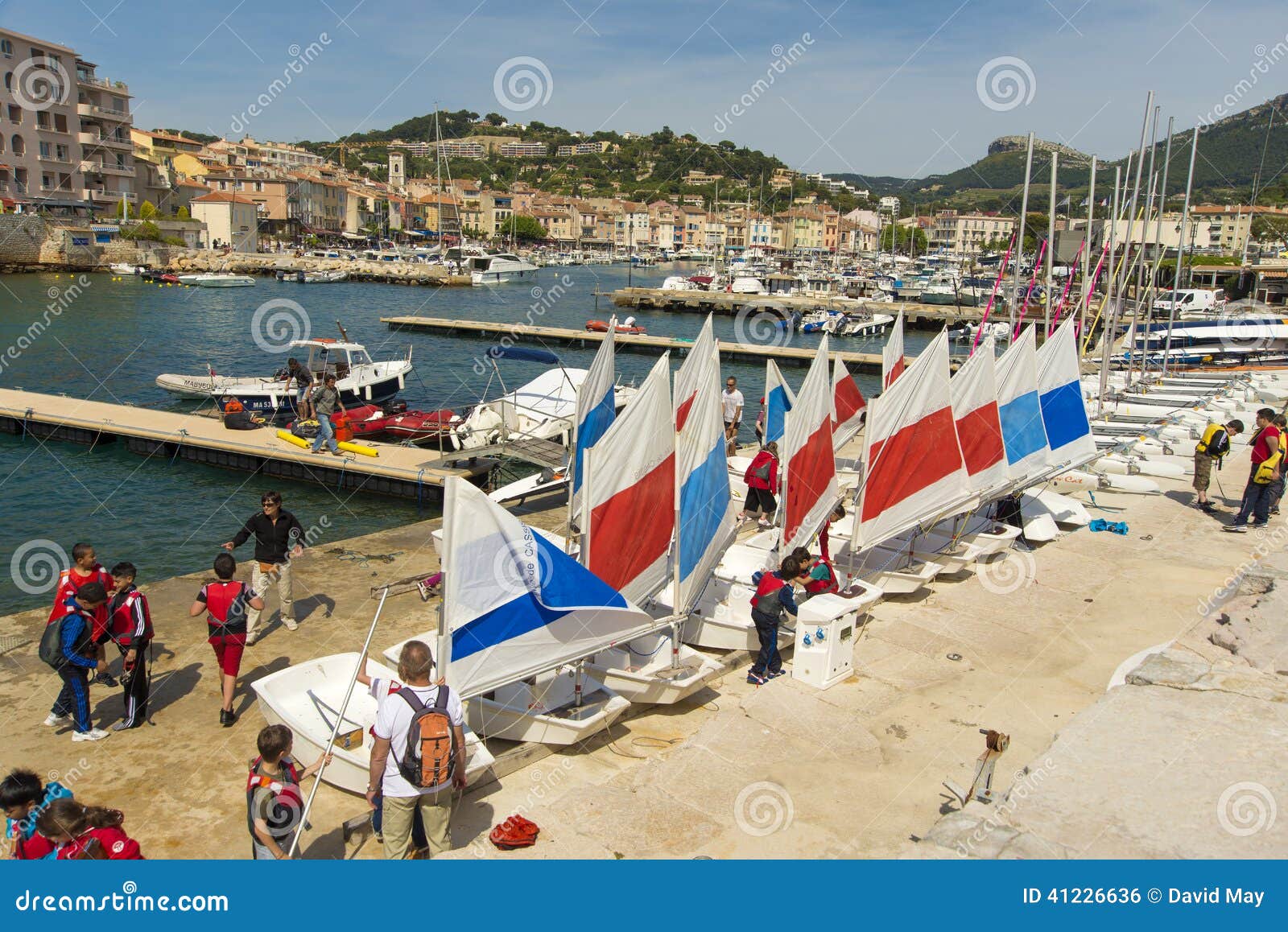 Sailing School Cassis editorial photo. Image of europe - 41226636
