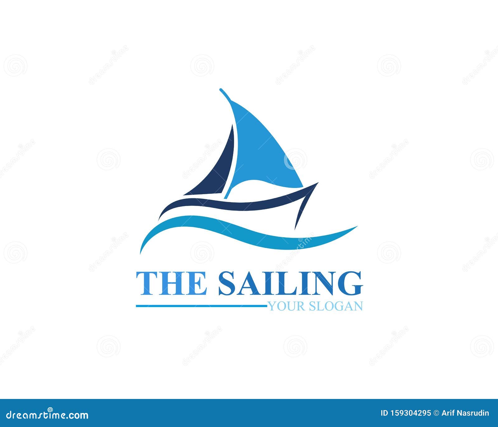 Sailing Ship Boat Vector Logo Icon Template Design Stock Illustration ...