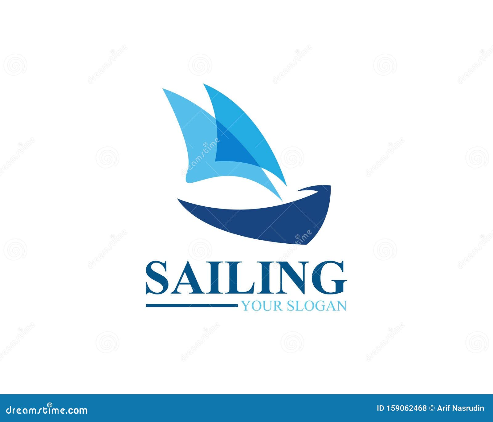 Sailing Ship Logo Template Vector Icon Illustration Design Stock ...