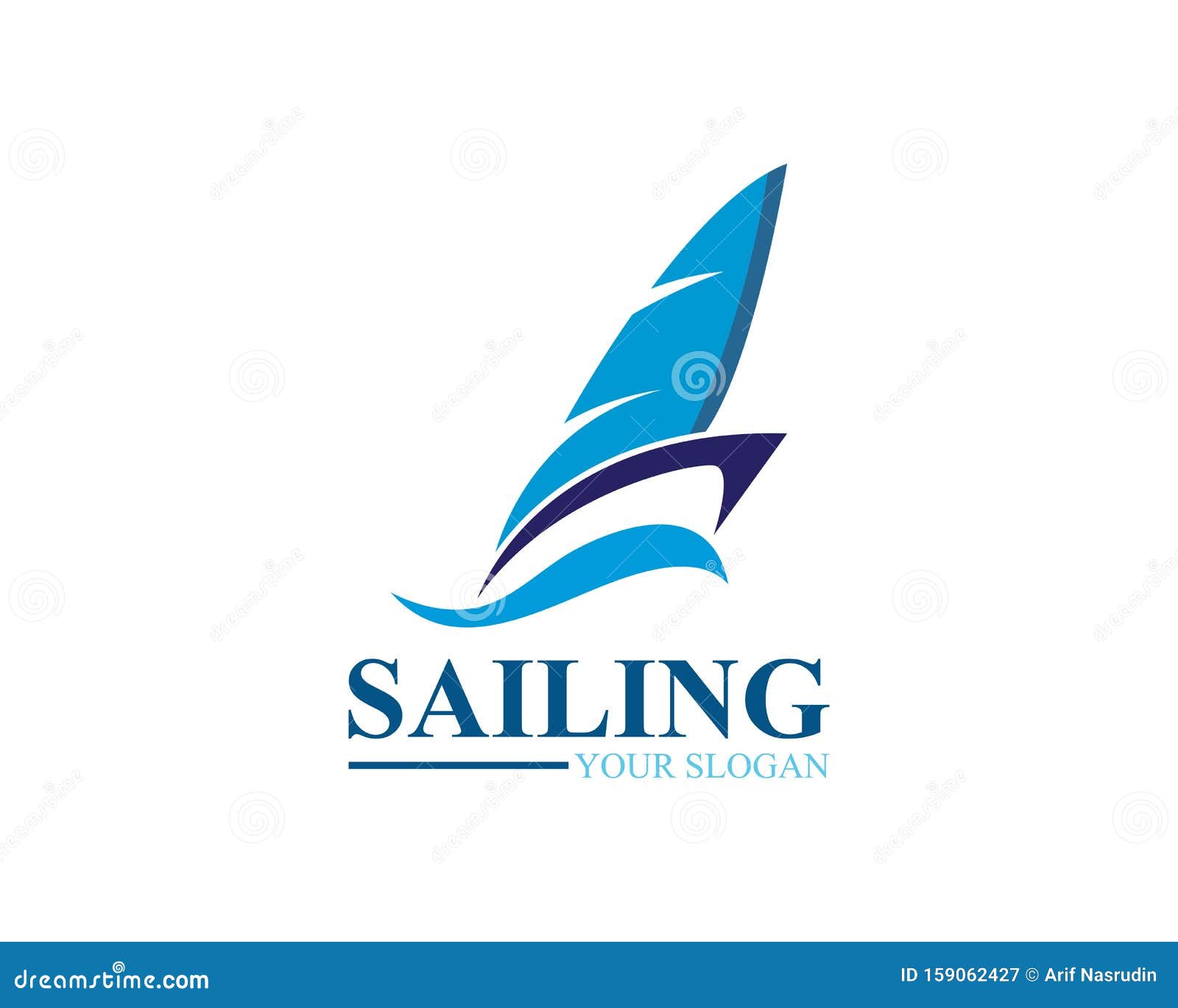 Sailing Ship Logo Template Vector Icon Illustration Design Stock ...