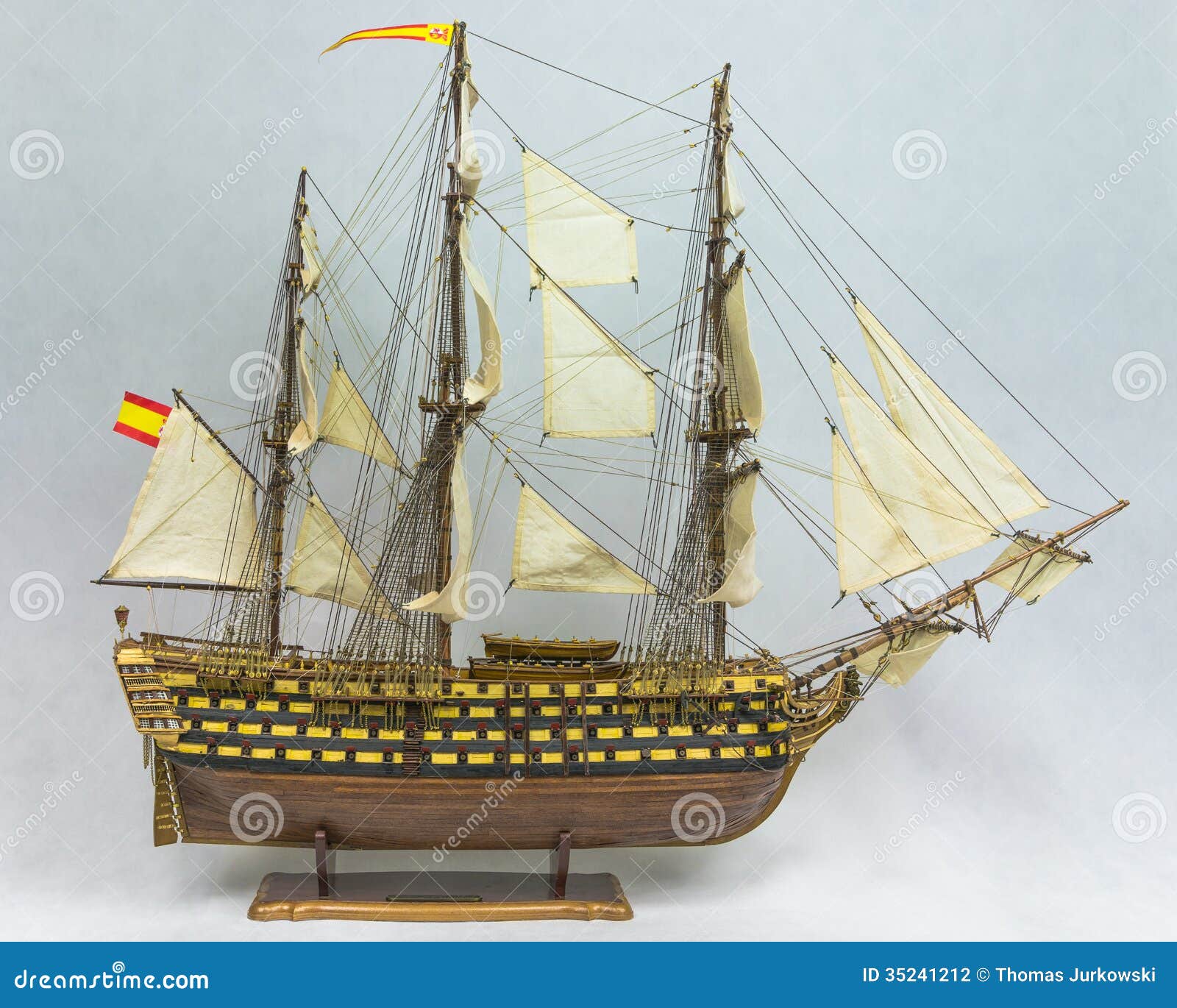 Sailing Ship Model Stock Photography - Image: 35241212