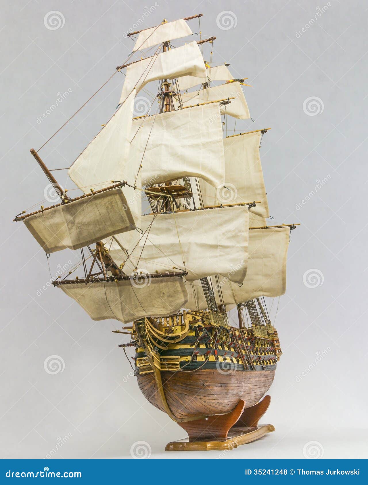 Sailing Ship Model Royalty Free Stock Photos - Image: 35241248